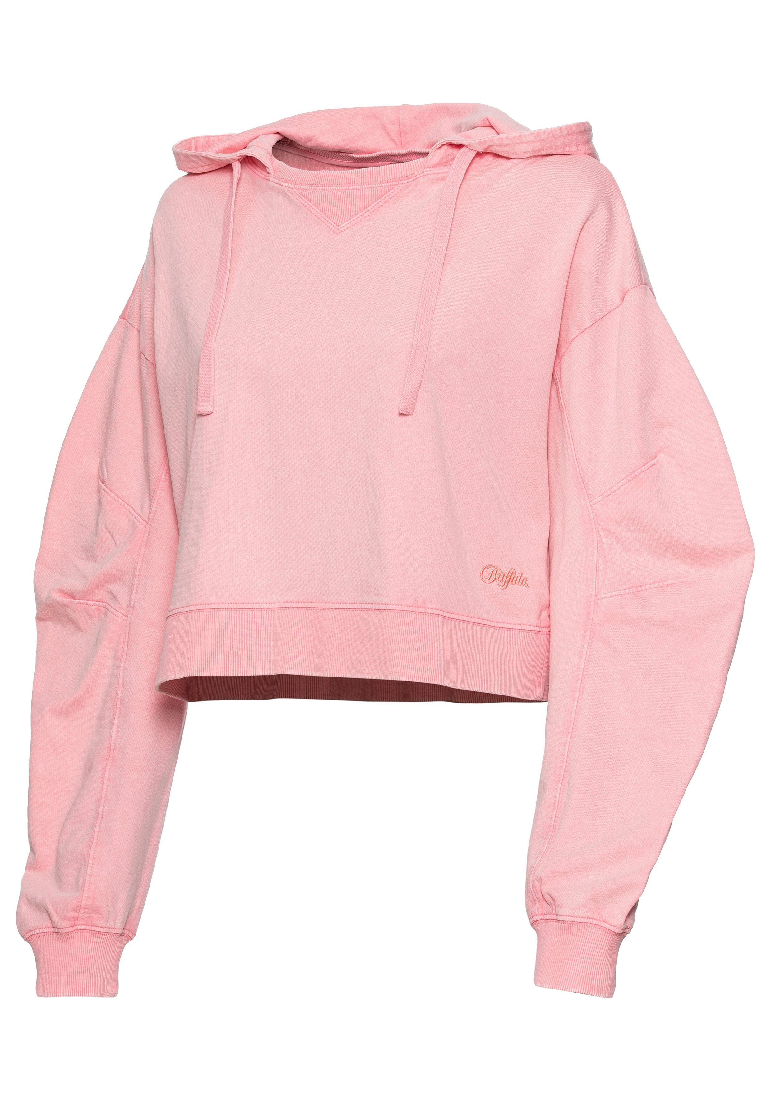 Buffalo Hoodie Capuchontrui in used-look loungewear (1-delig)
