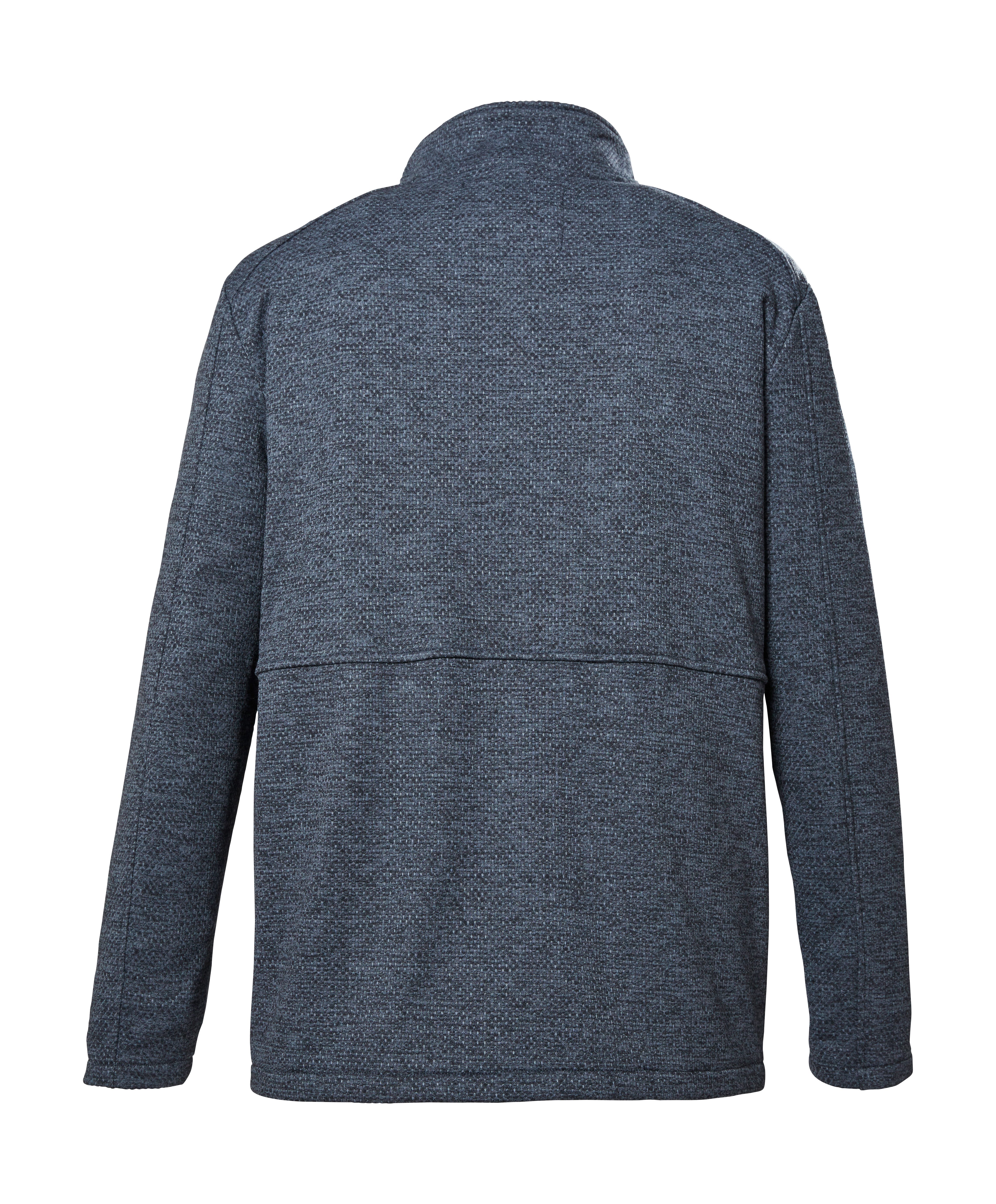 STOY Fleecejack STS 6 MN KNTFLC JCKT Lichte gebreide fleecejas met 4-weg stretch en 2-weg rits