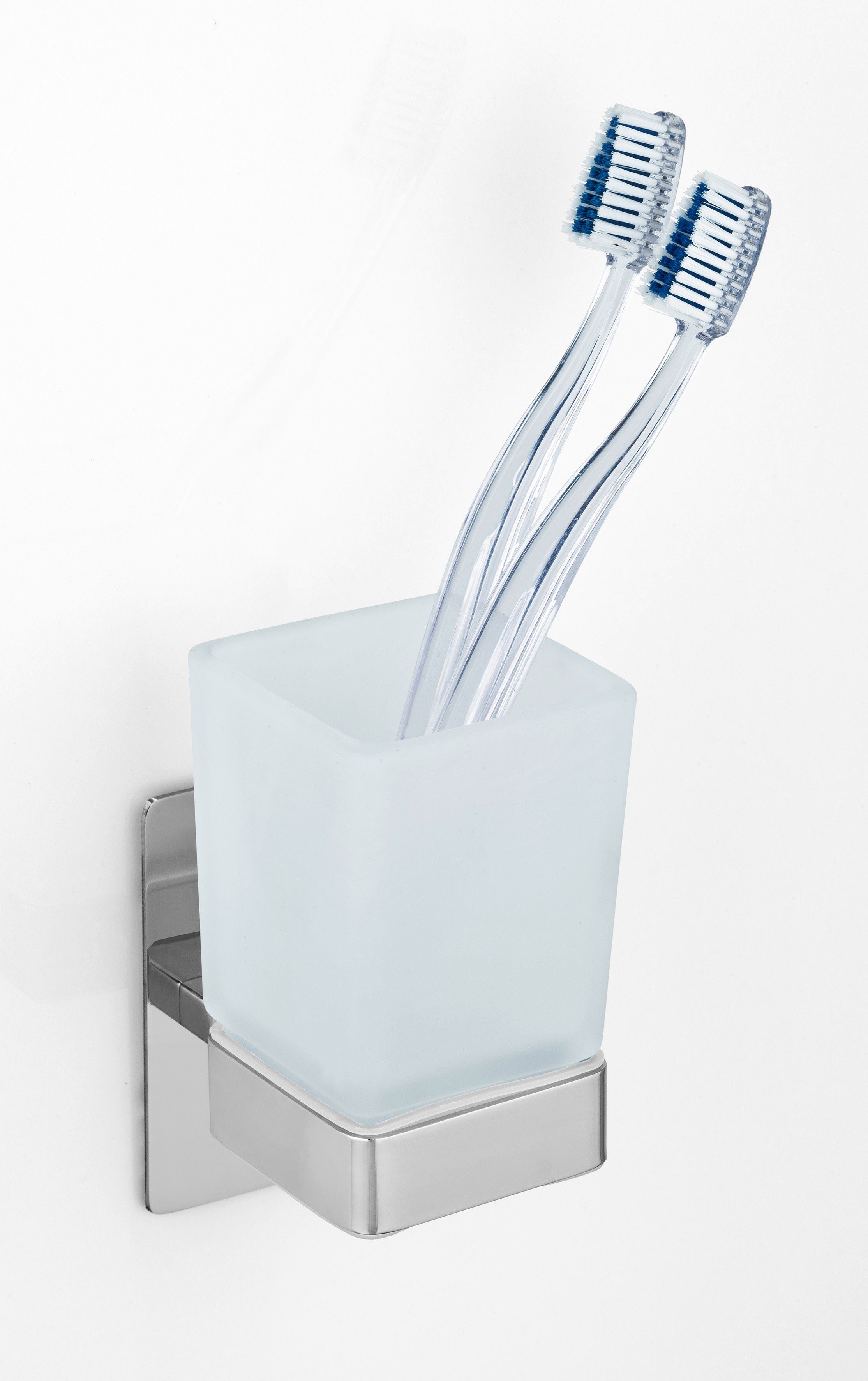 WENKO Poetsbeker Turbo-Loc® Genova shine, bevestigen zonder boren