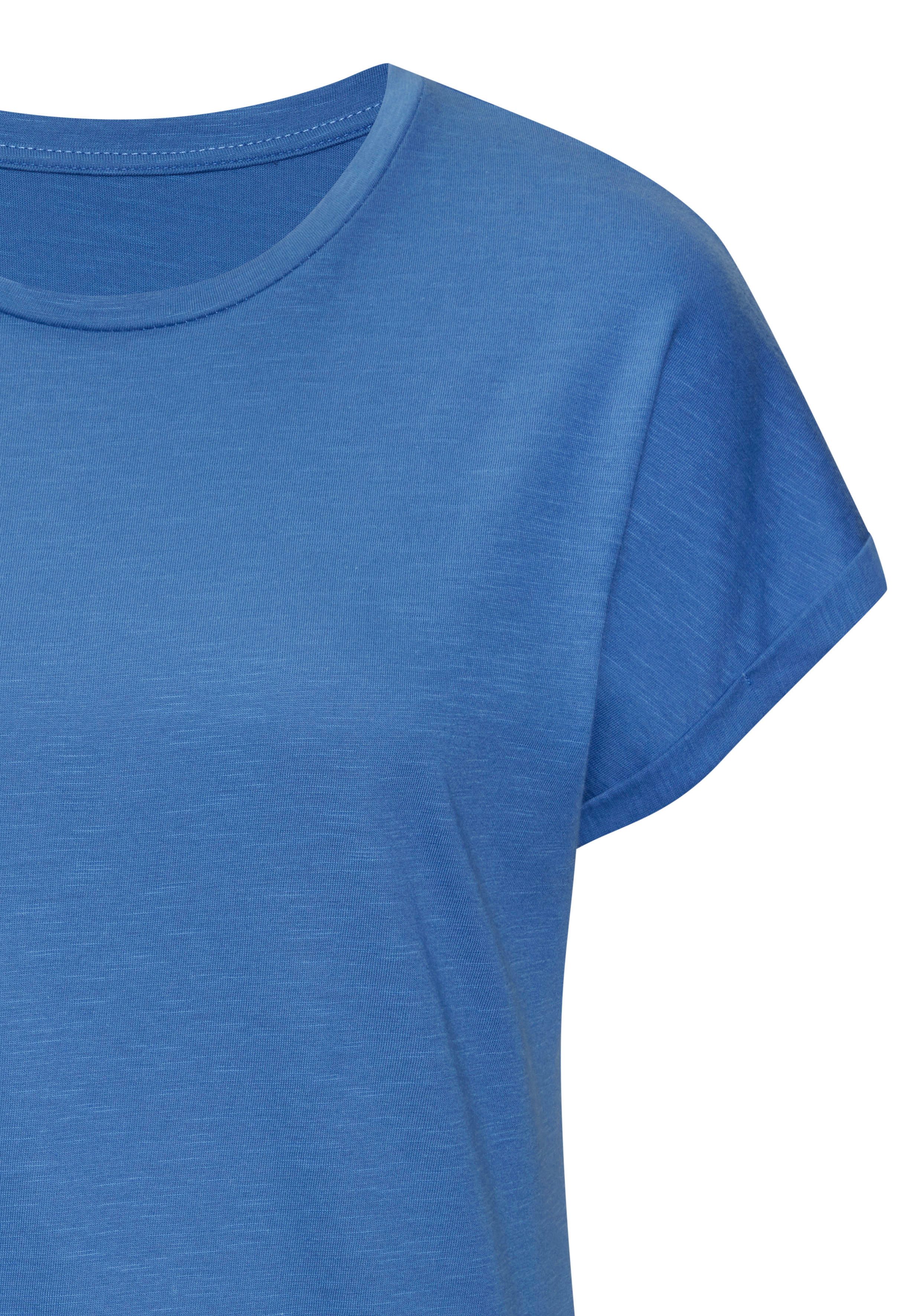 Vivance T-shirt Met modieuze frontprint in een zachte katoenkwaliteit (Set van 2)