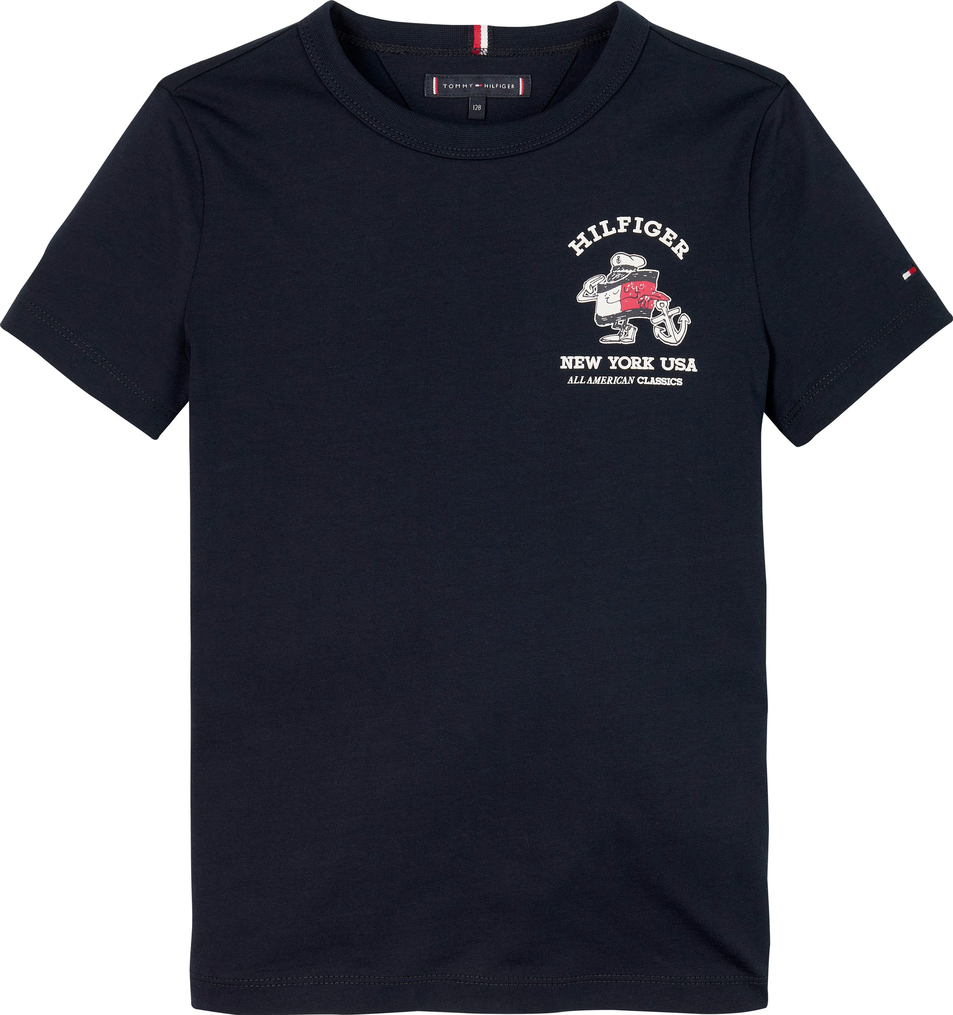Tommy Hilfiger T-shirt FLAG FUN TEE SS met grafisch logo