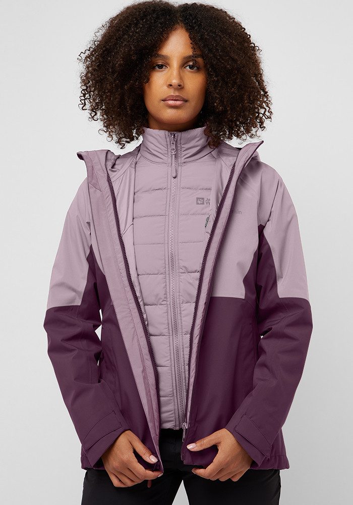 Jack Wolfskin Functioneel 3-in-1-jack GLAABACH 3-in-1 JKT W