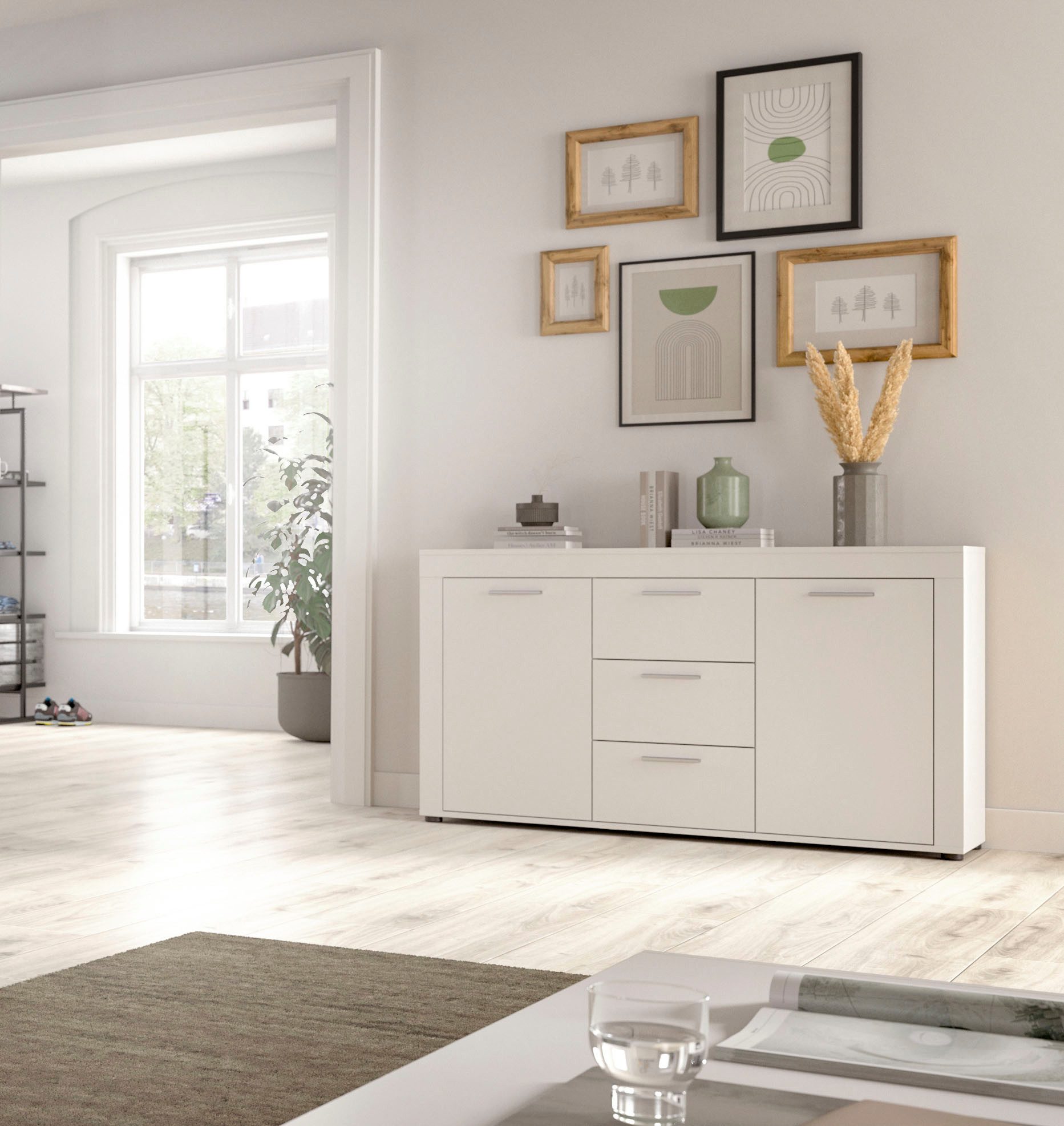 INOSIGN Dressoir Aosta, breedte 125 cm, in verschillende kleuruitvoeringen