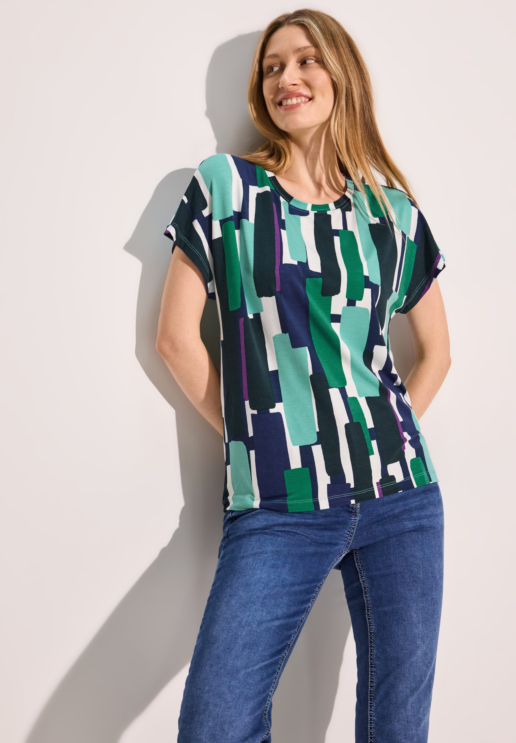 Cecil Shirt met print met print all-over