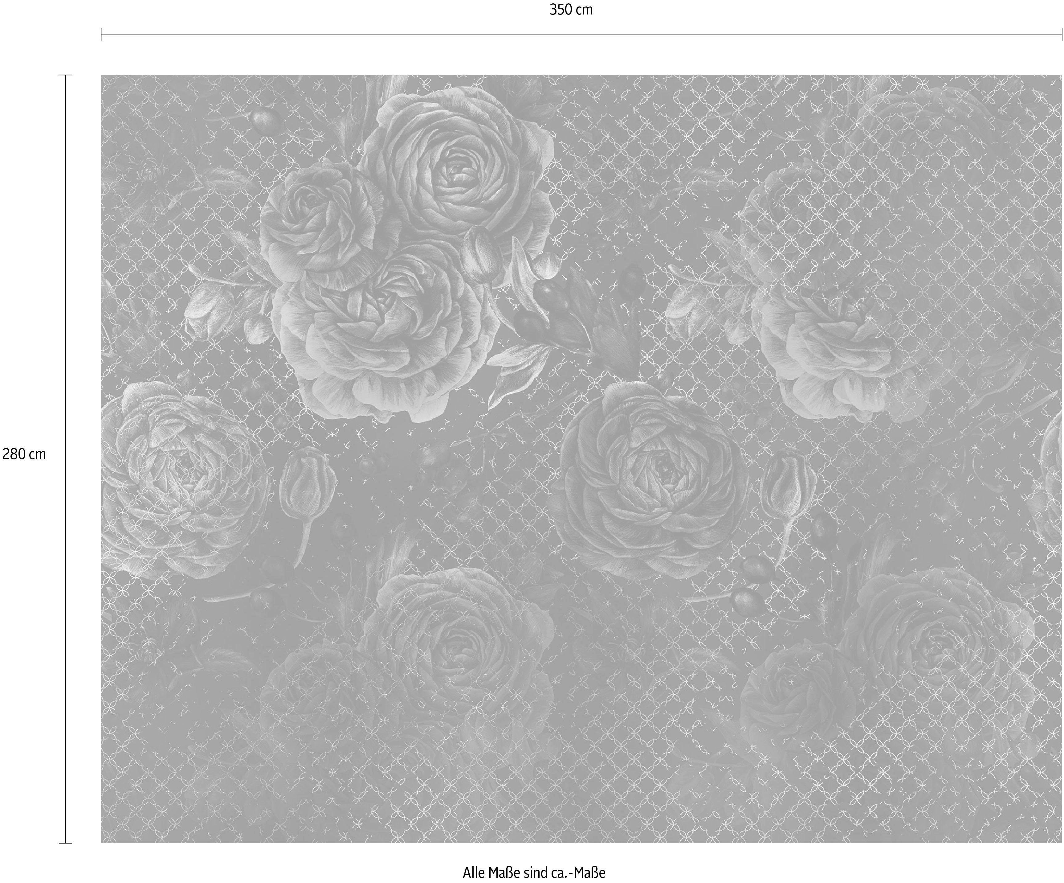 Komar Vliesbehang Digitale print vlies - Rouge Intense - Afmeting 350 x 280 cm