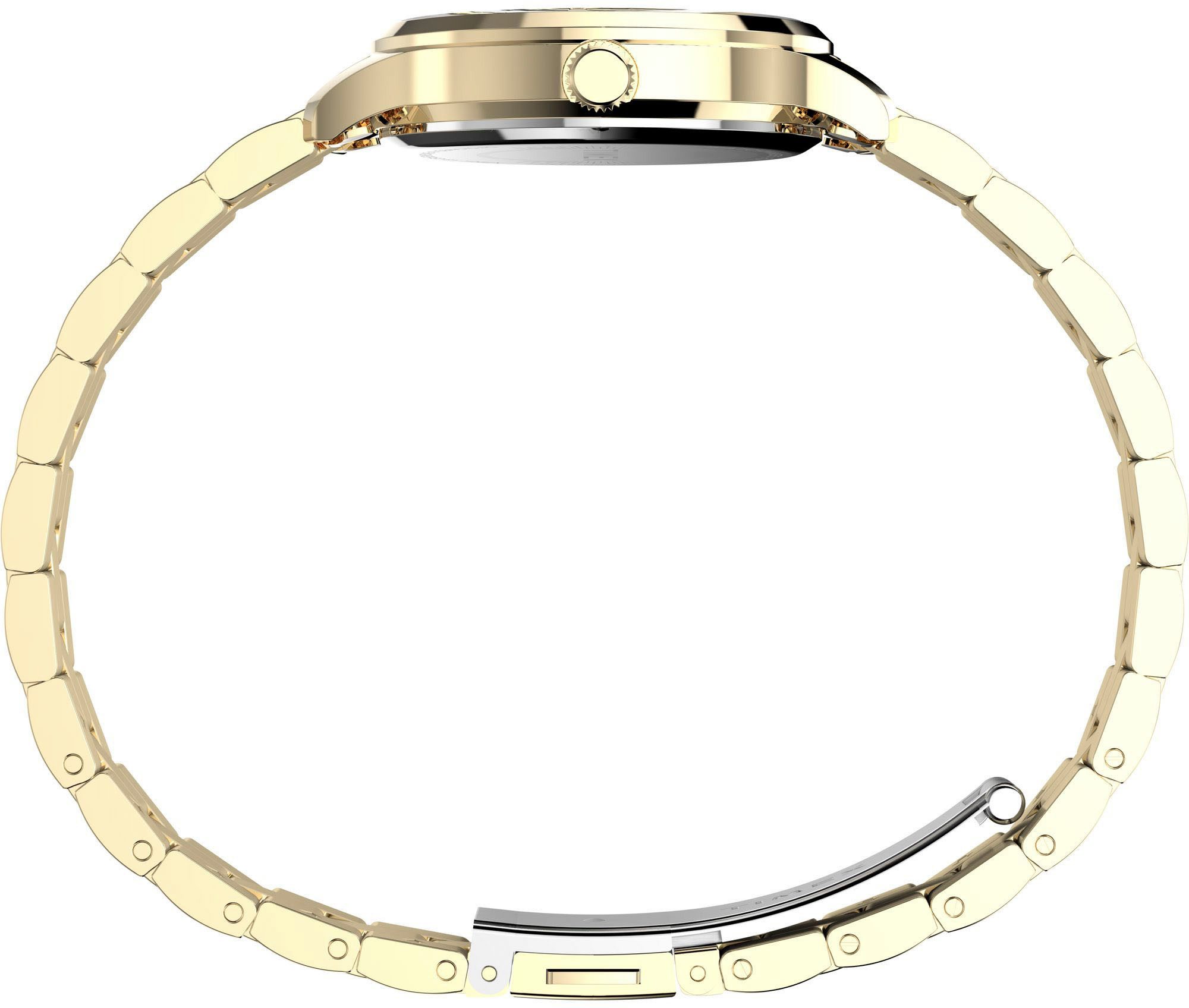 Timex Kwartshorloge PEYTON Polshorloge, dameshorloge, roestvrijstalen band, analoog