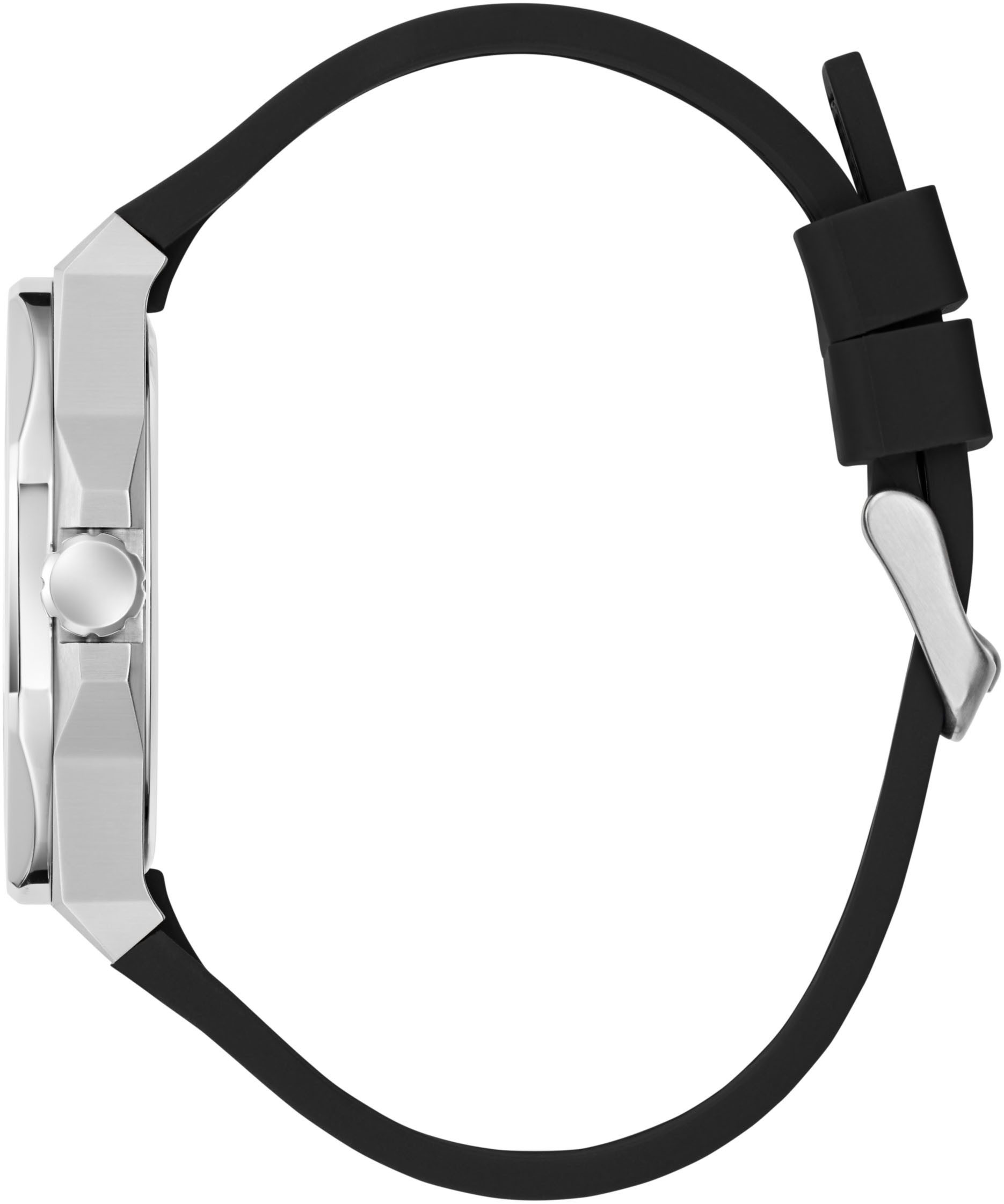 Guess Kwartshorloge EMPEROR Polshorloge, herenhorloge, siliconen band, cadeau-idee, analoog