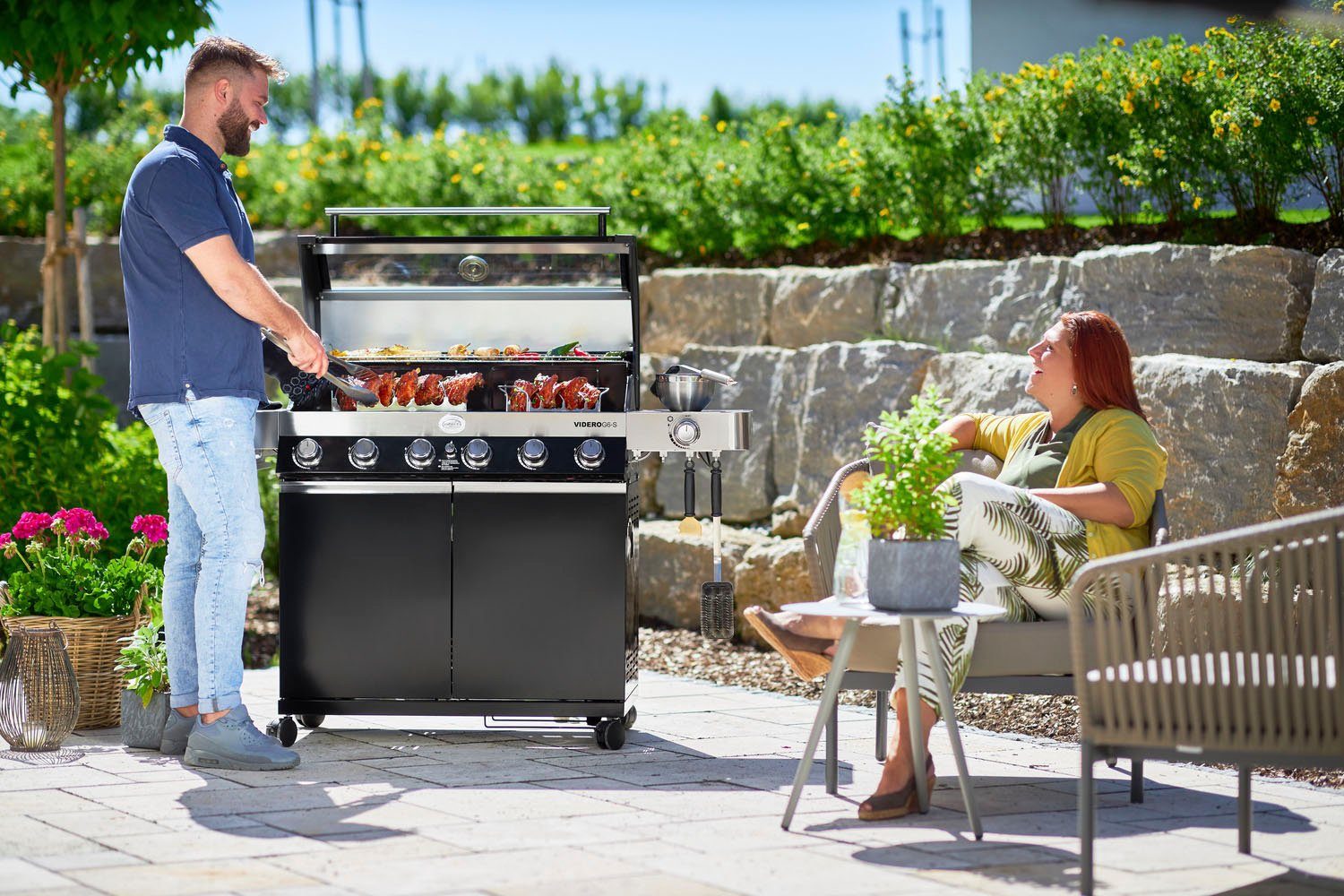 ROESLE Sparerib-houder 25087 Opzetstuk voor het bereiden van spareribs, braadmand, roestvrijstaal