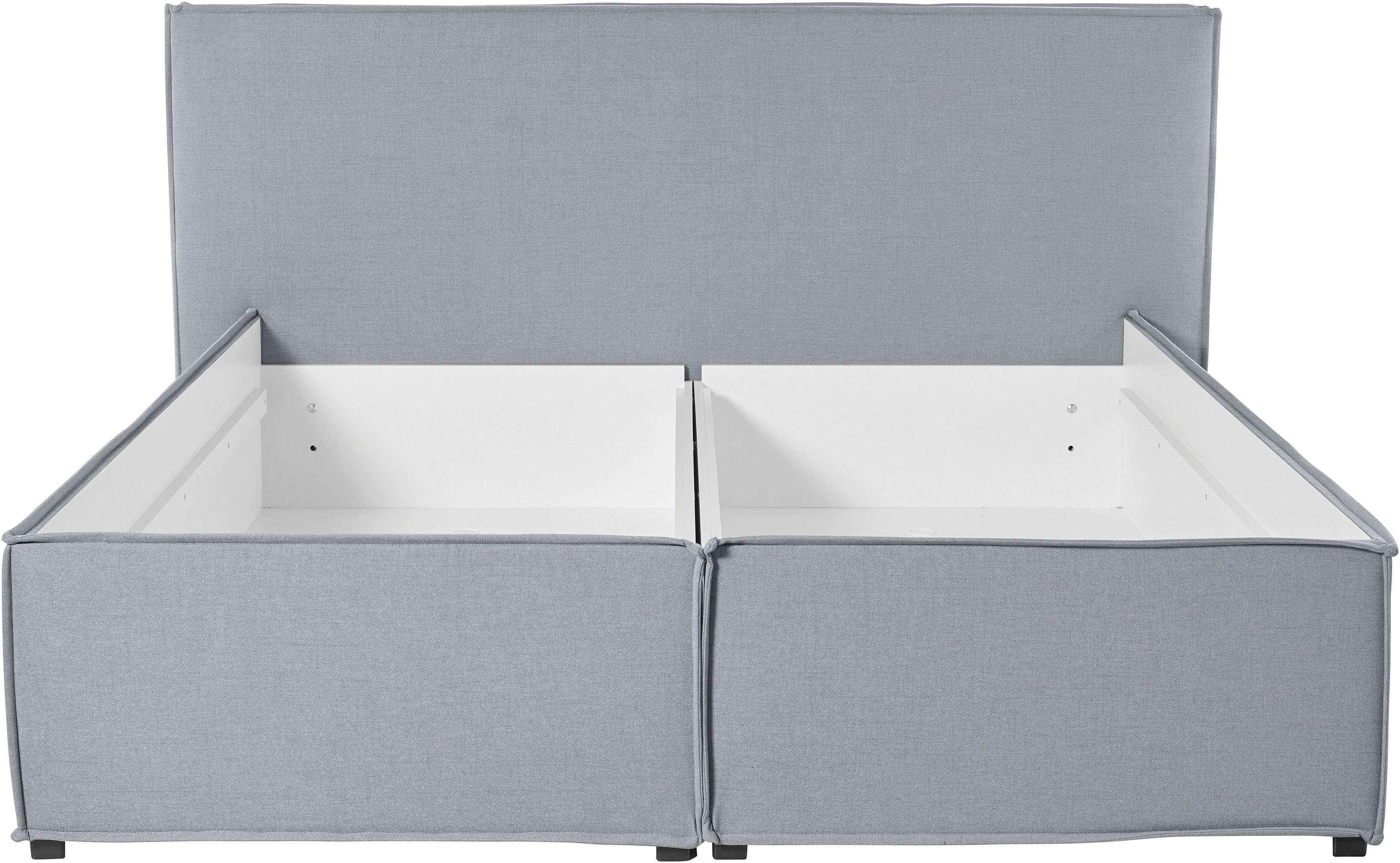 LeGer Home by Lena Gercke Gestoffeerd bed Isaline naar keuze zonder matras of met 3 matrassoorten, hoofdbordhoogte 107 cm