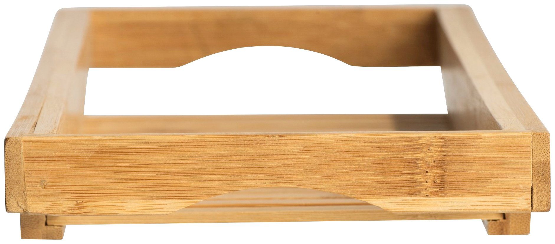 WENKO Badkuipplateau Bambusa BxDxH: 70x16x4,5 cm, badplank van bamboe (1 stuk)