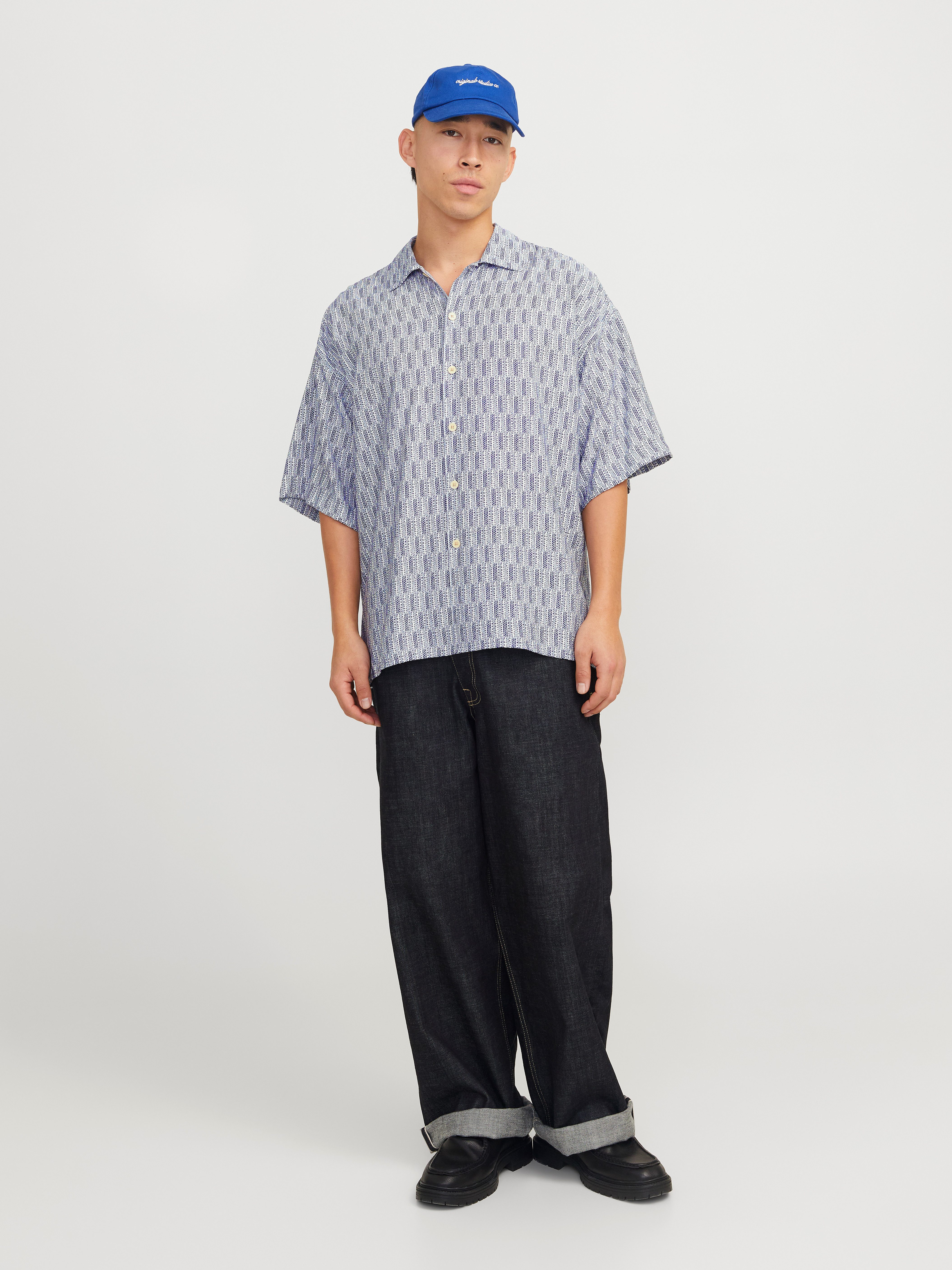 Jack & Jones Overhemd met korte mouwen JORMARSHALL ISLINGTON AOP SHIRT SS SN
