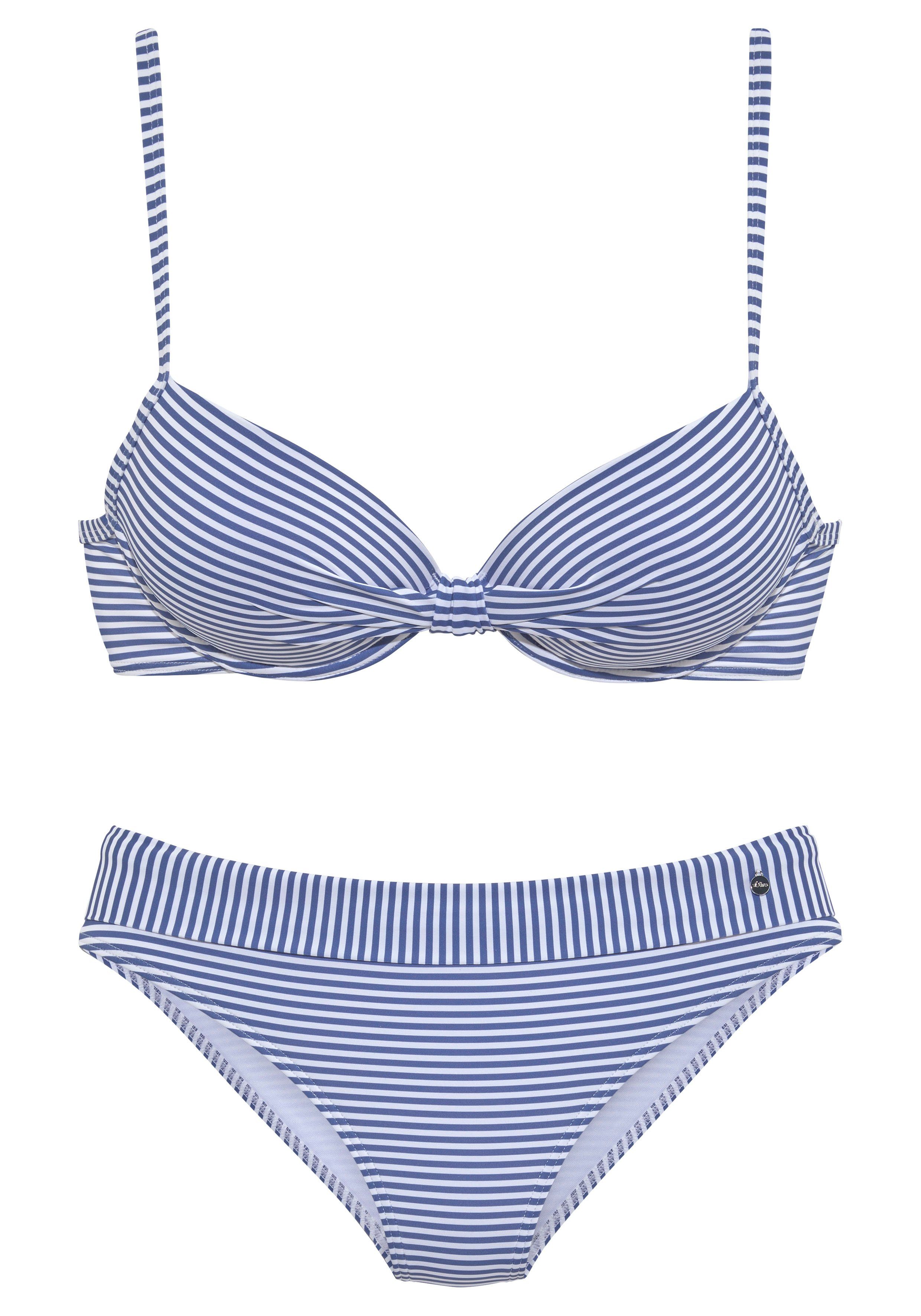 s.Oliver RED LABEL Beachwear Beugelbikini in knoop-look
