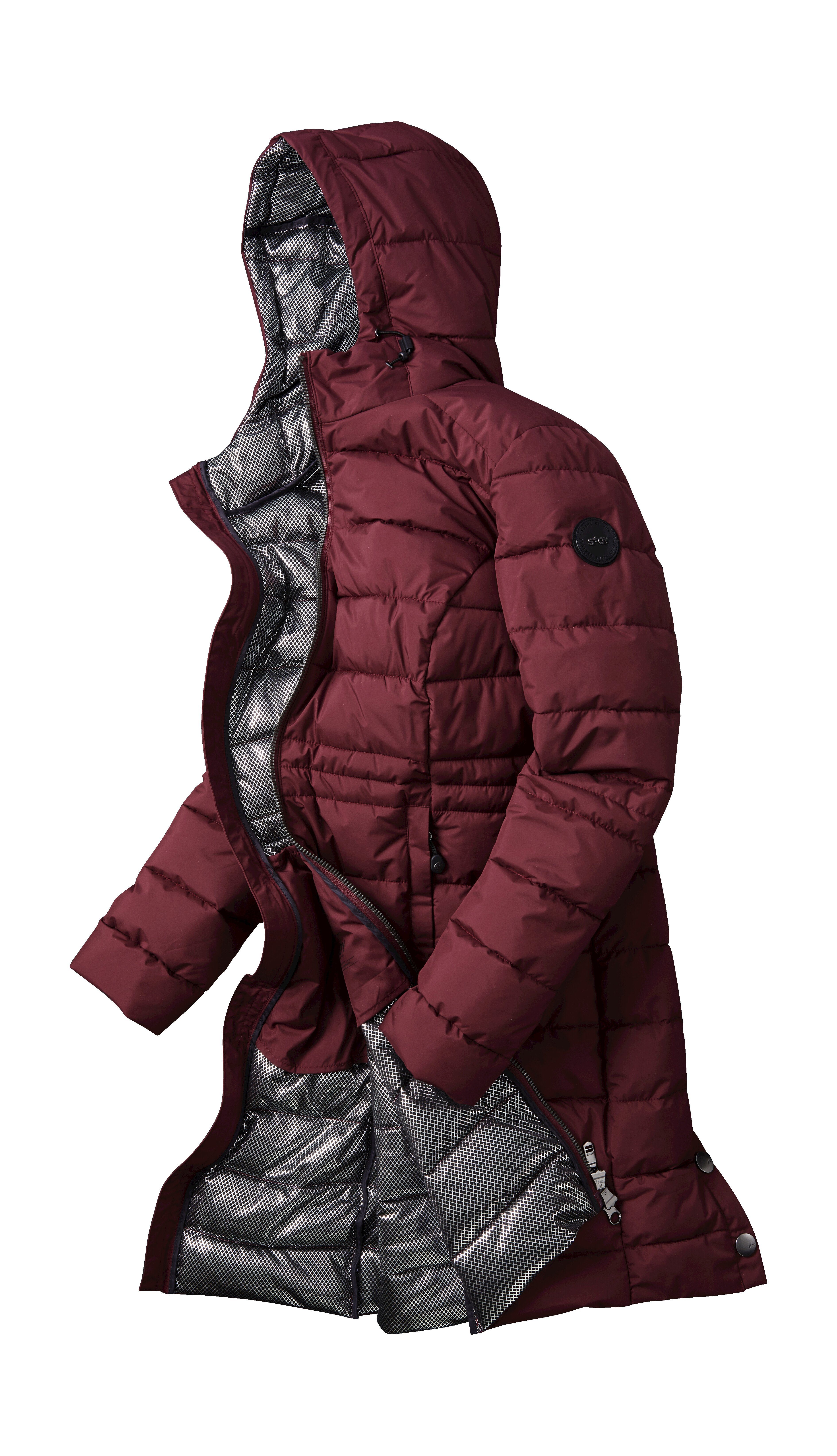 STOY Gewatteerde jas STW 12 WMN QLTD PRK STOY dames parka: warm, waterafstotend, winddicht, milieuvriendelijk