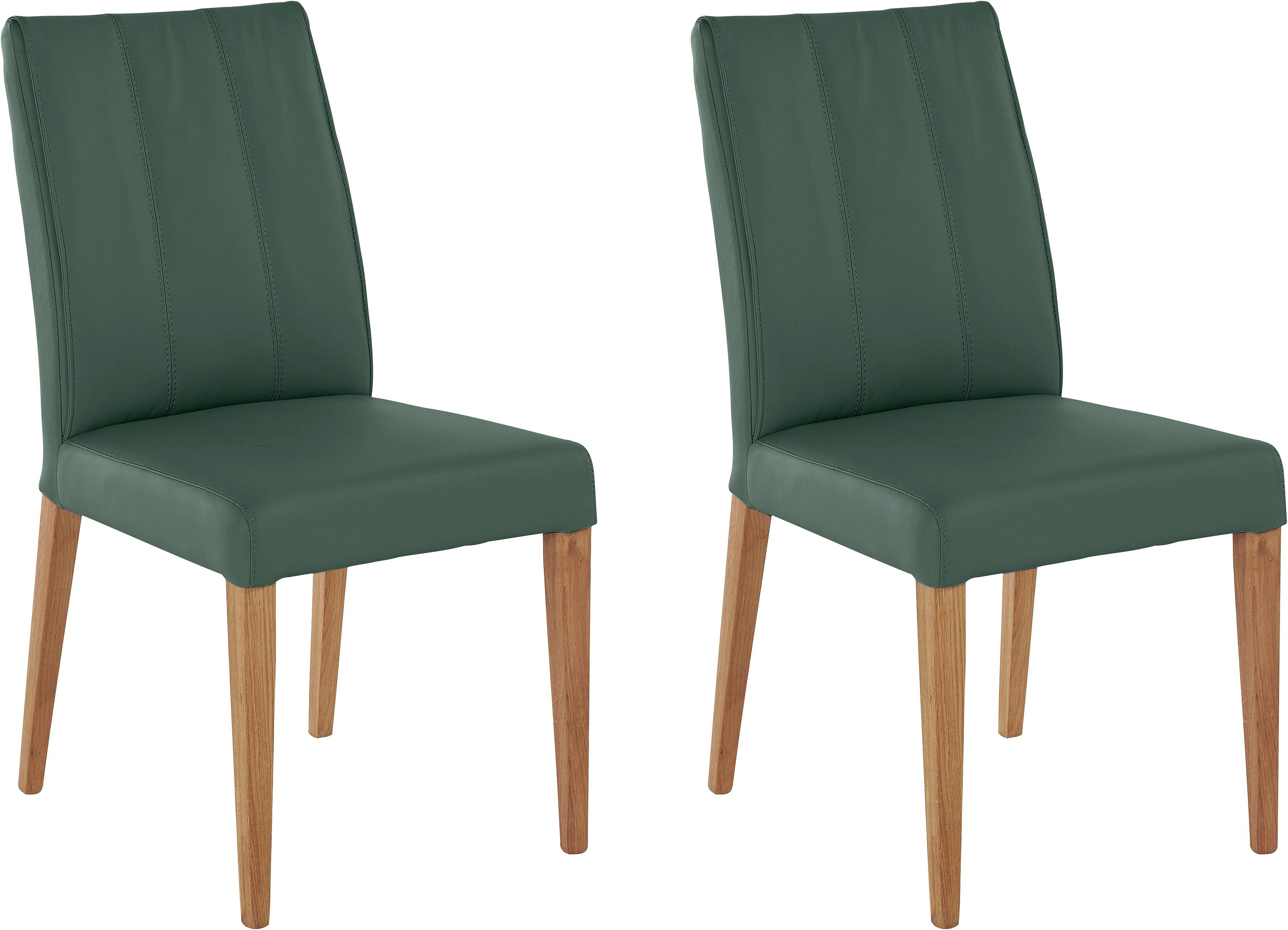 INOSIGN Eetkamerstoel Rugleuning met stiksels (2 stuks)