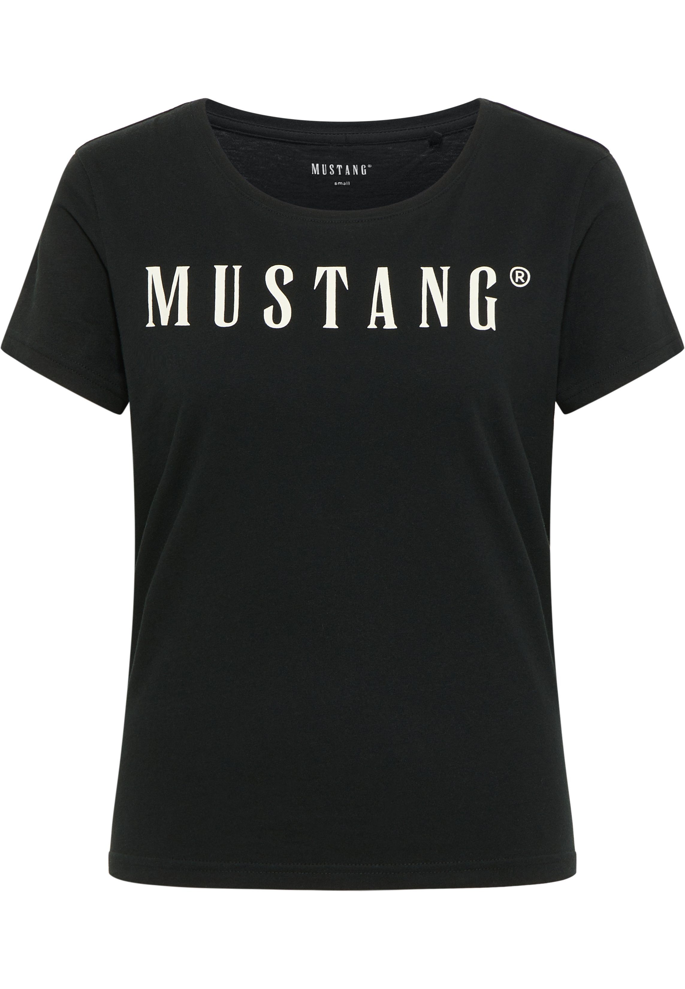 MUSTANG Shirt met ronde hals Alma