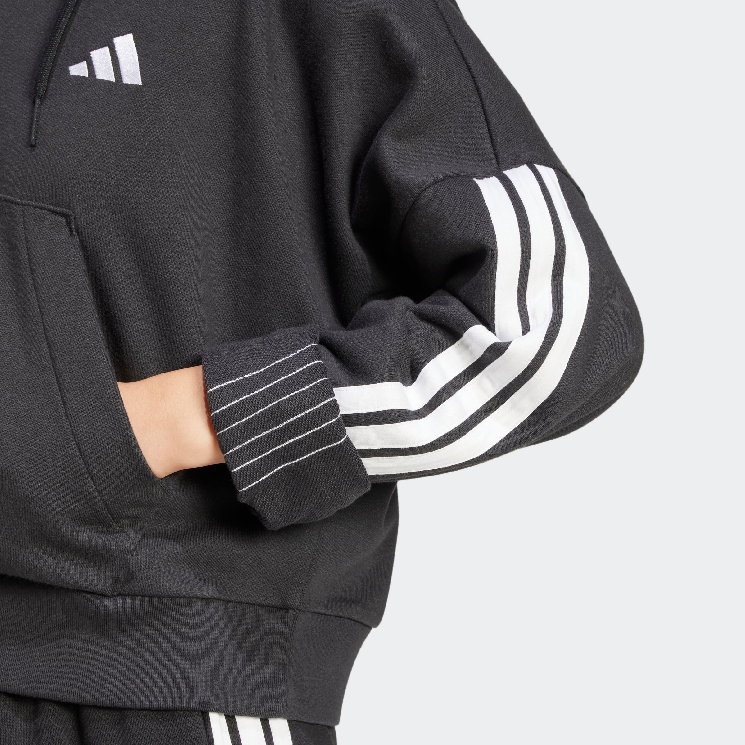 adidas Sportswear Hoodie W 3S FT QZ HD