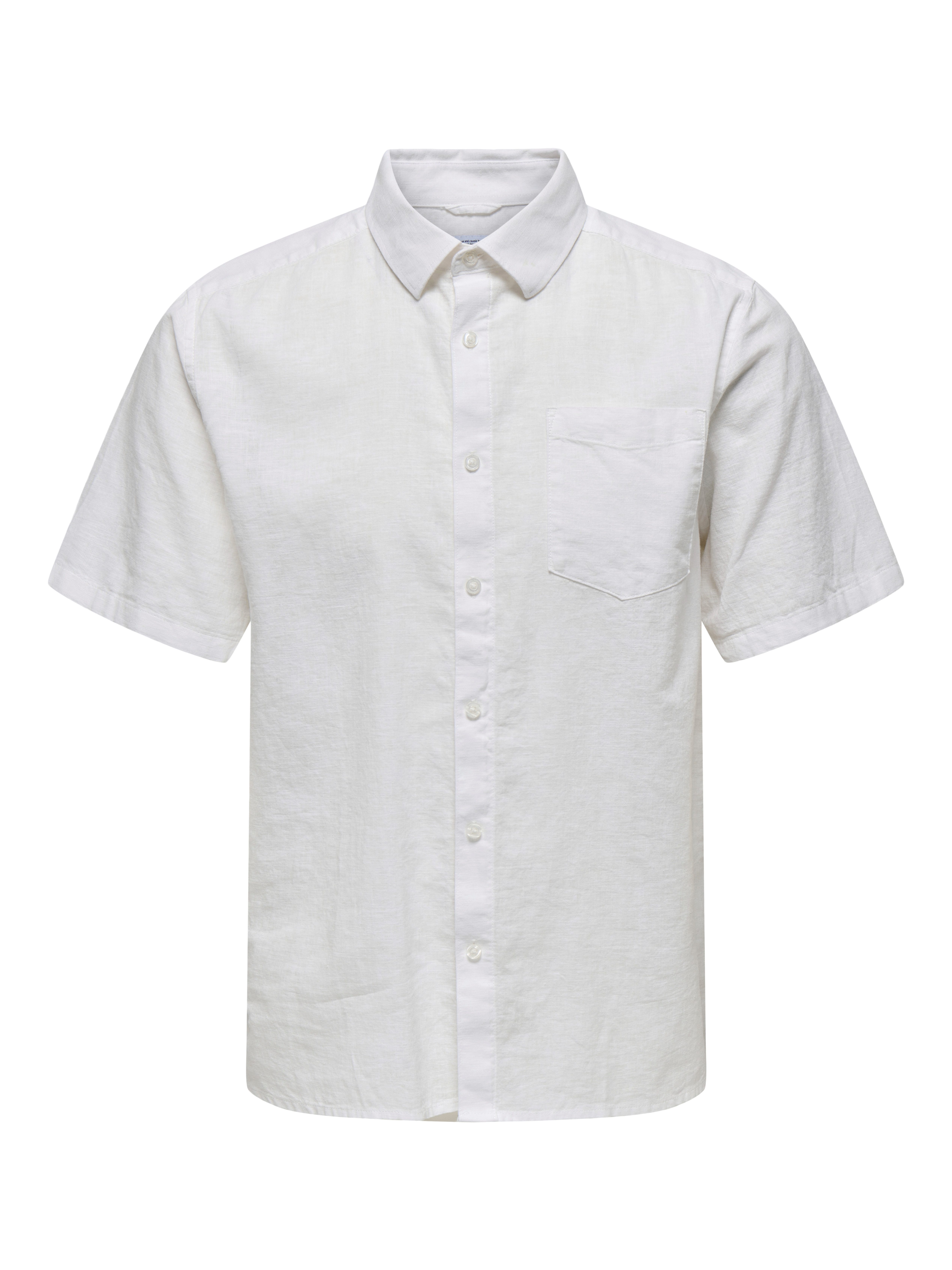 ONLY & SONS Overhemd met korte mouwen ONSCAIDEN LIFE REG SS 1 PKT SHIRT
