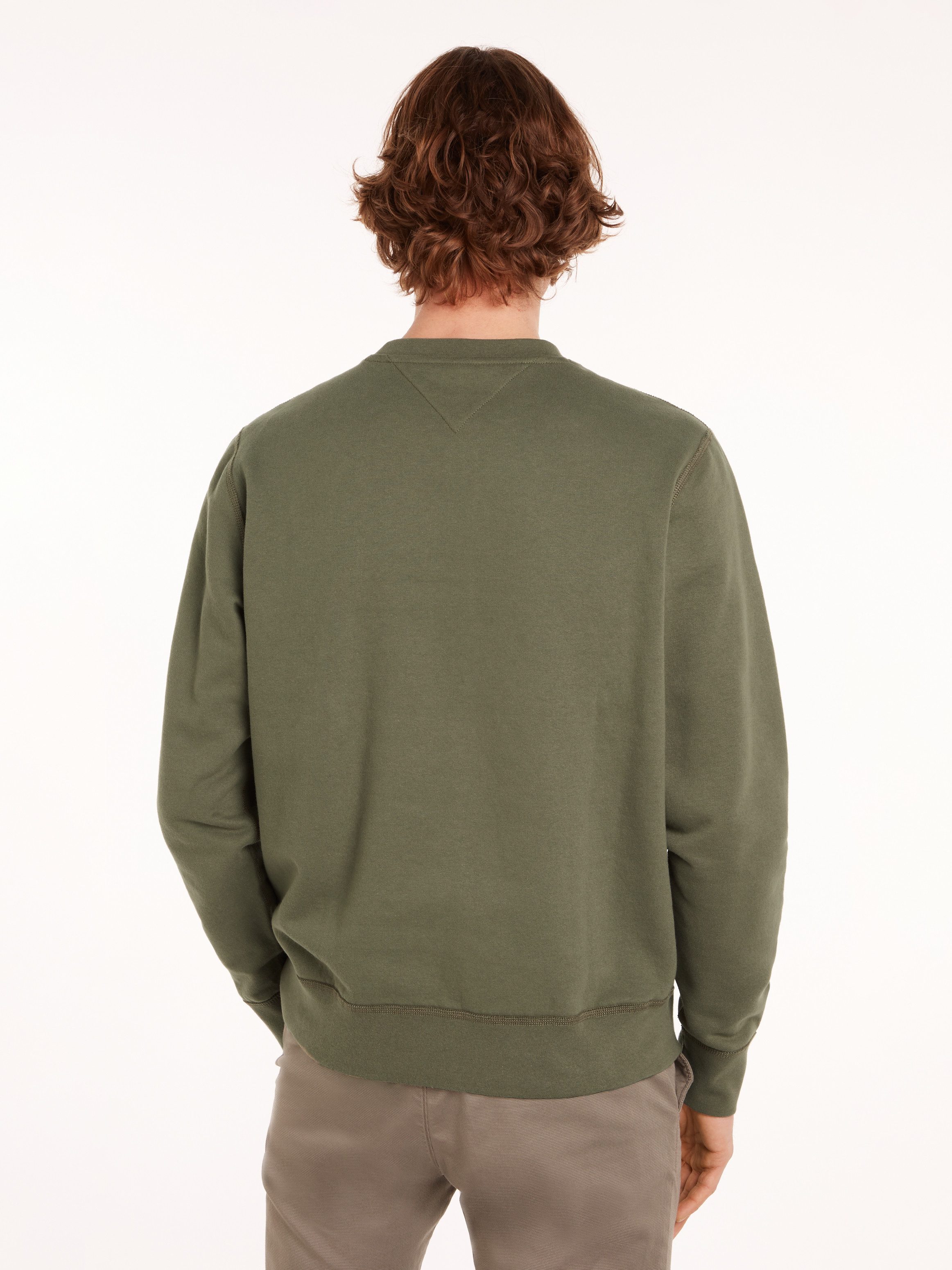 Tommy Hilfiger Sweatshirt ESSENTIAL FLEECE CREWNECK met logoborduursel