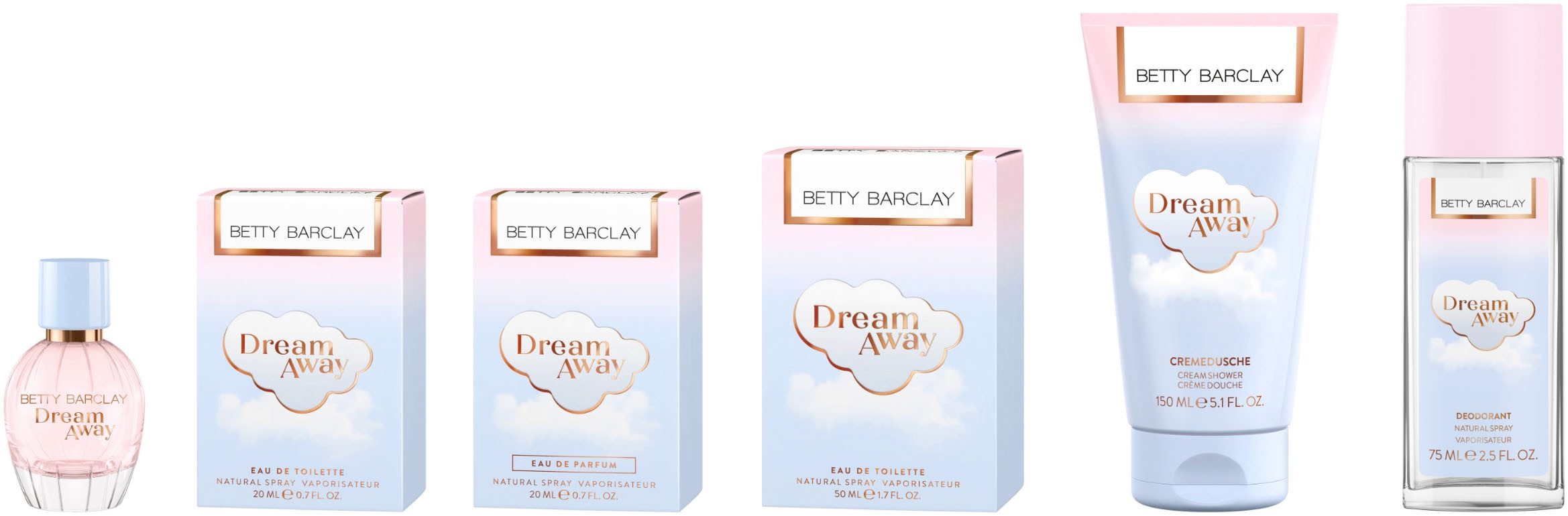 Betty Barclay Eau de toilette Betty Barclay Dream Away EDT NATURAL SPRAY 50 ML (set, 1-delig)
