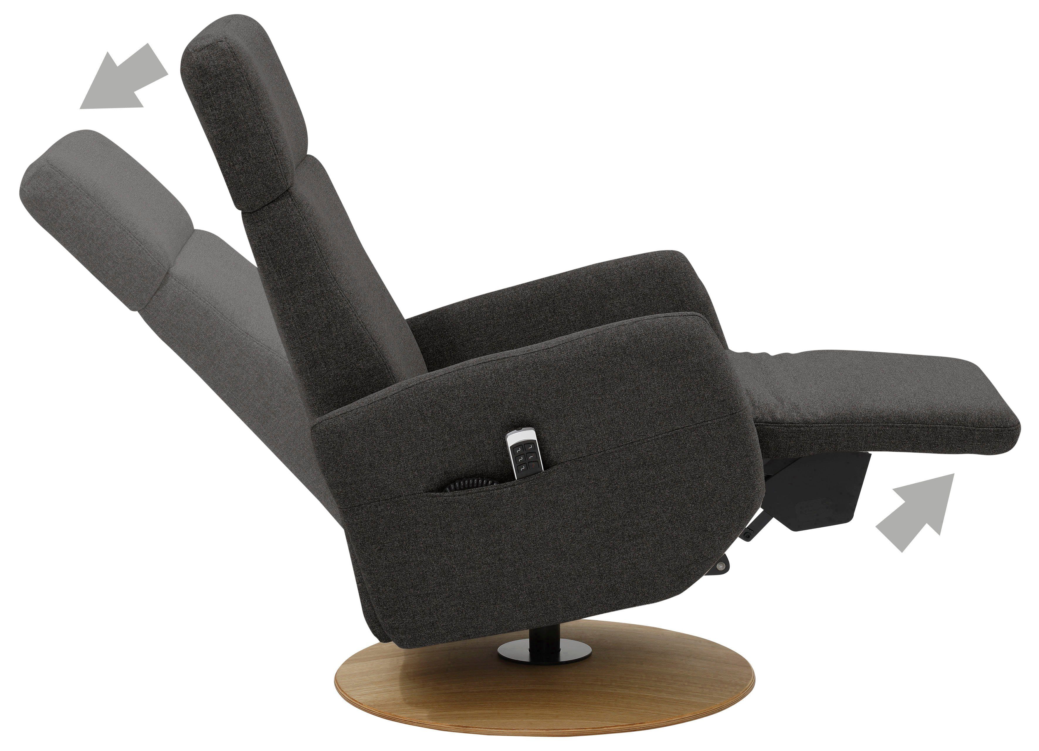 sit&more Relaxfauteuil Cobra naar keuze met 2 motoren, 2 motoren en accu of met 2 motoren