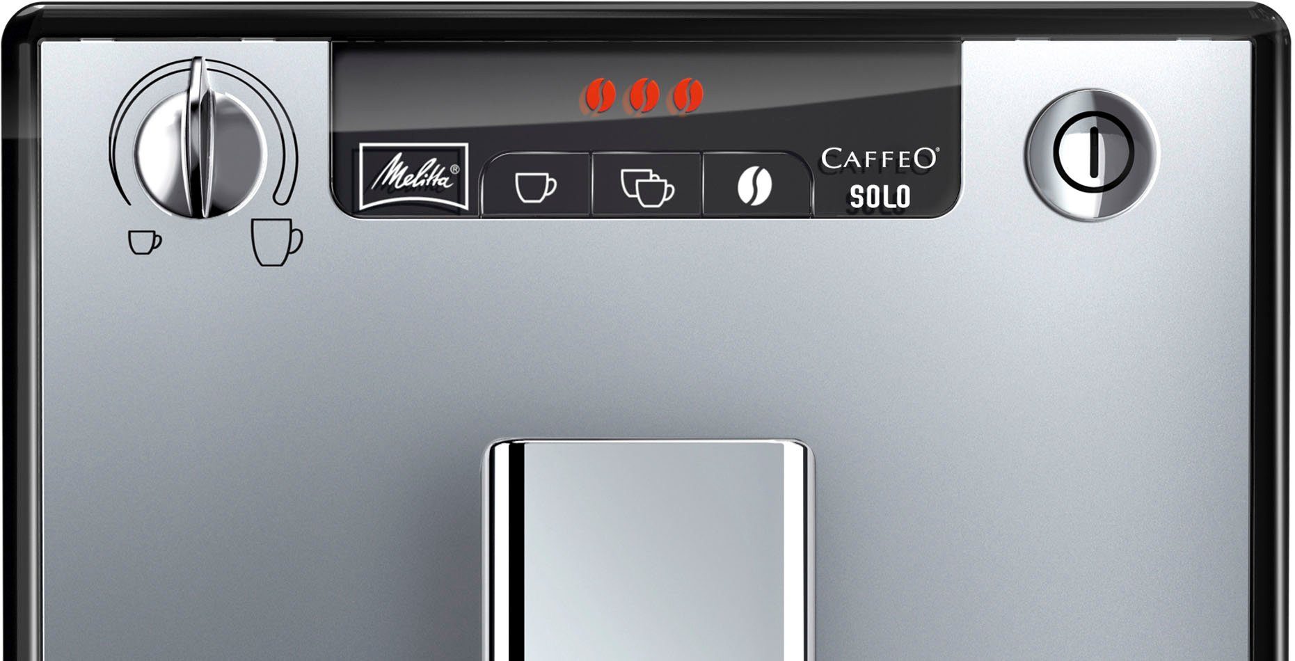 Melitta Volautomatisch koffiezetapparaat Solo® E950-201, zwart, Perfect voor caffè crema & espresso, slechts 20 cm breed