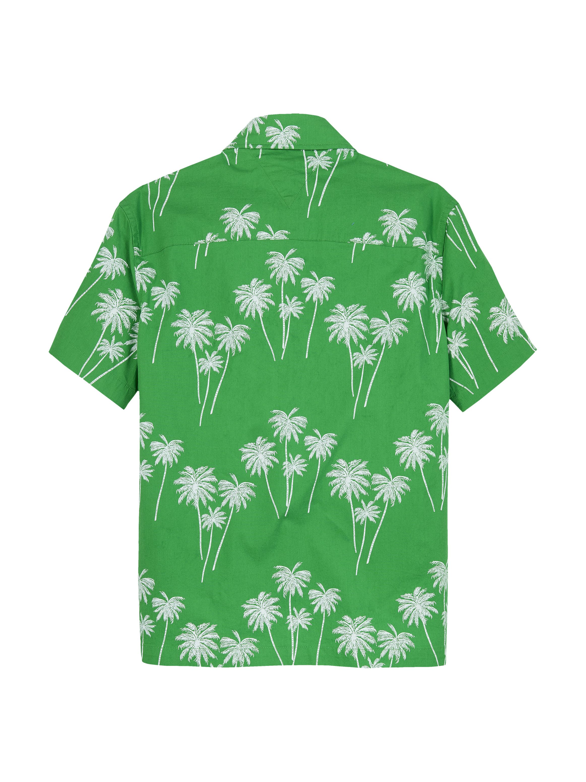 Tommy Hilfiger Shirt met korte mouwen STRETCH POPLIN PRINTED SHIRT SS