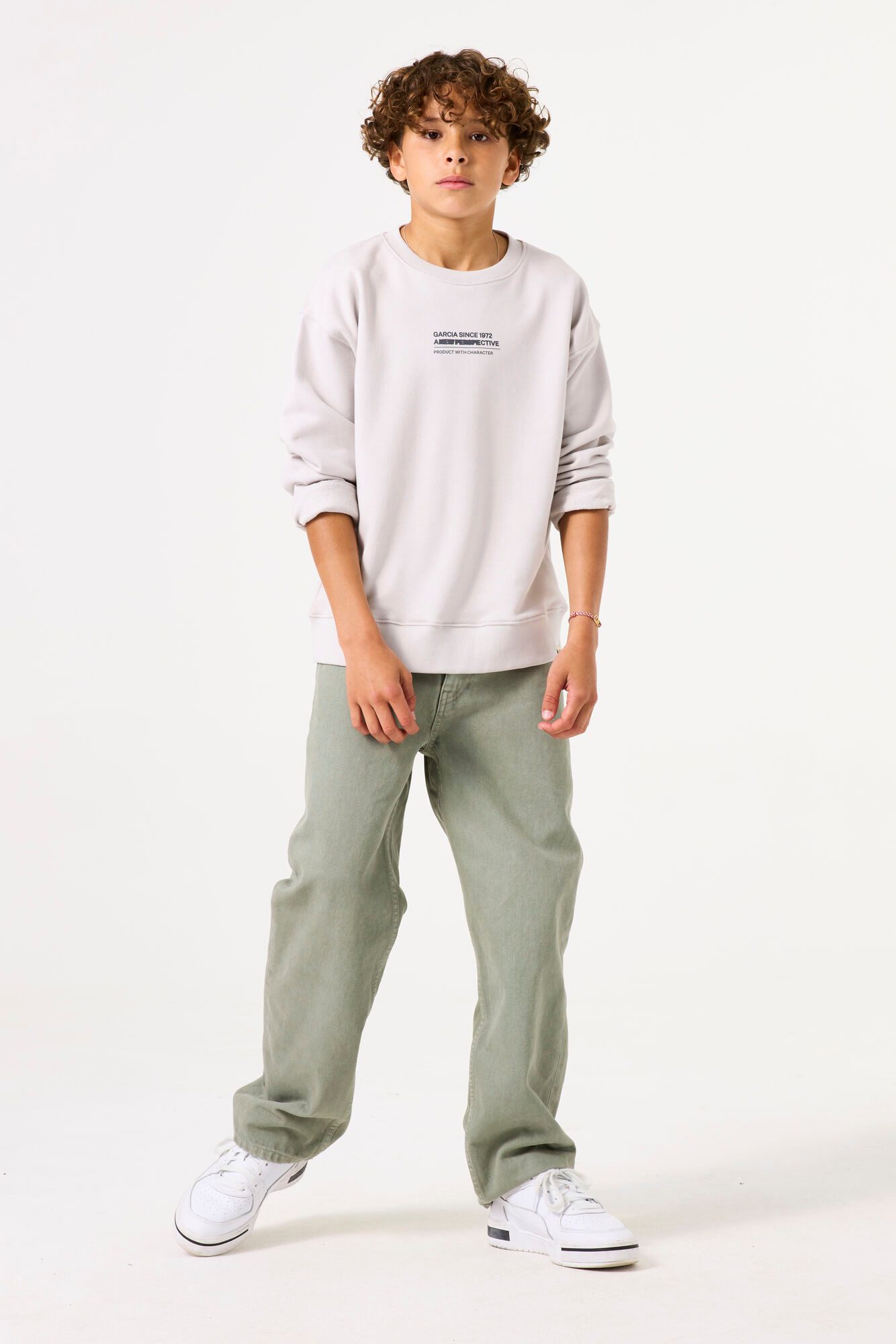 Garcia Sweater met achterprint, voor jongens