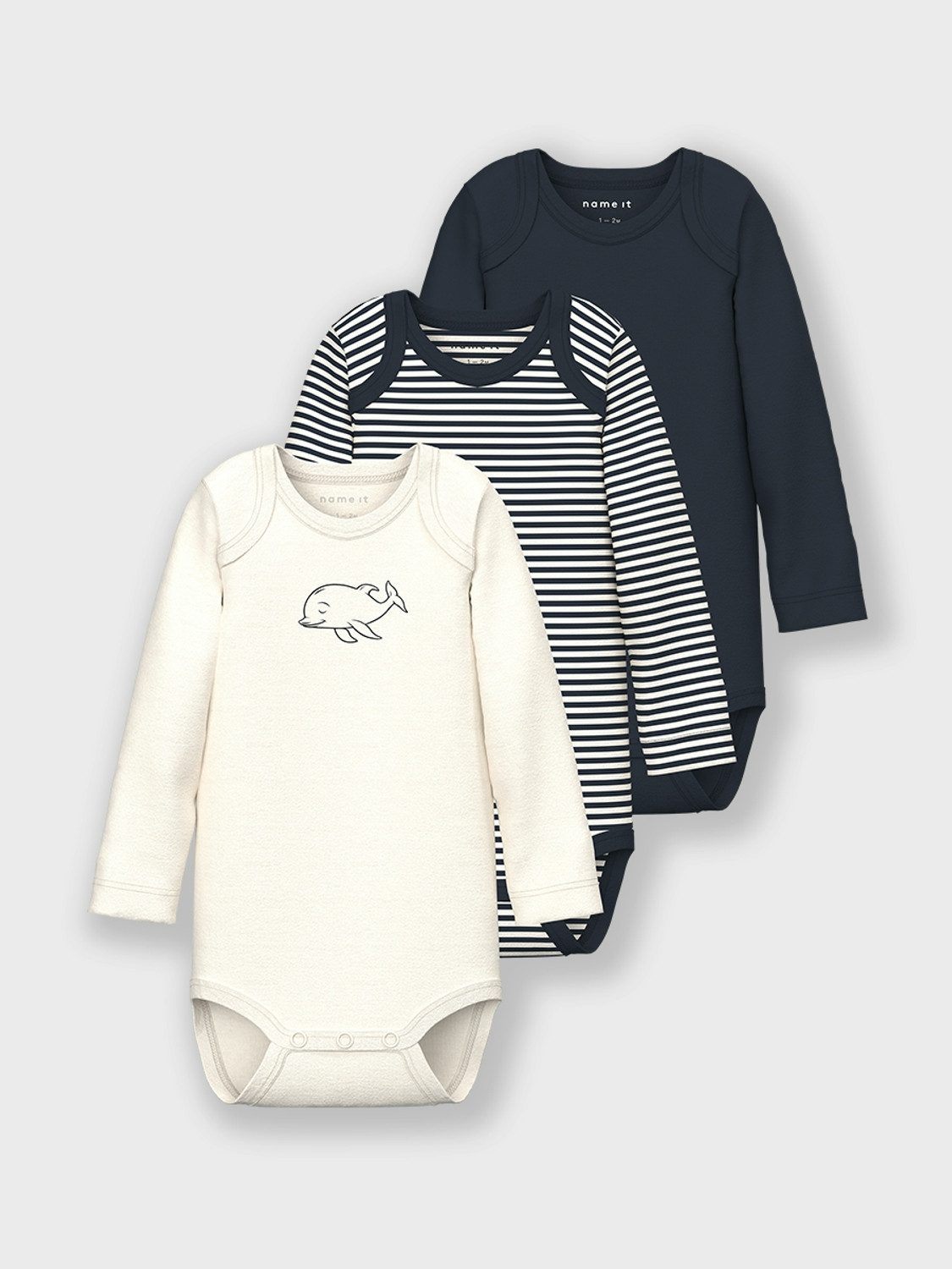 Name It Body NBNBODY 3P LS Y D CORE 2 NOOS (set 3-delig)