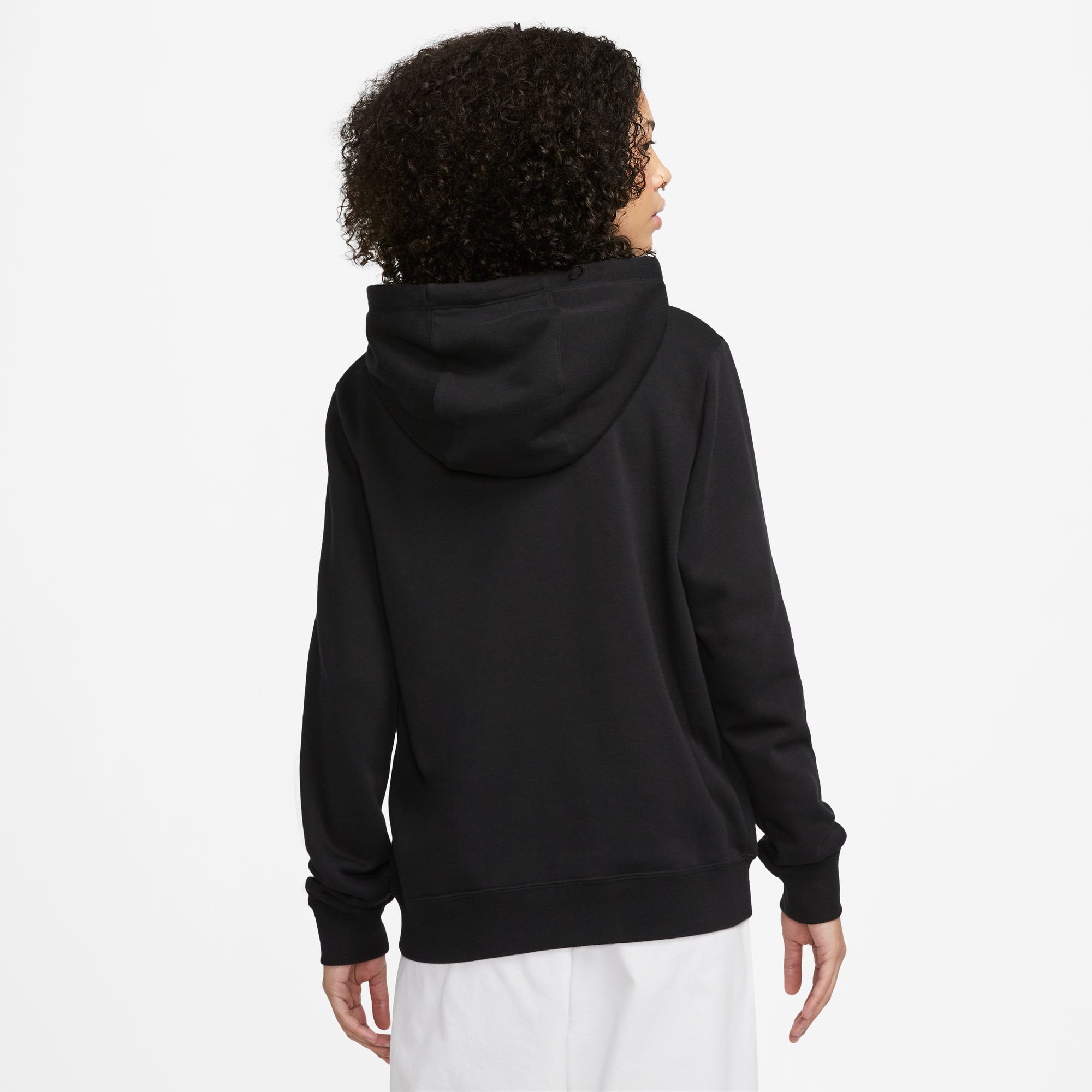 Nike Sportswear Hoodie CLUB FLEECE PREMIUM ESSENTIAL WOMEN'S LOOSE SHINE PULLOVER HOODIE