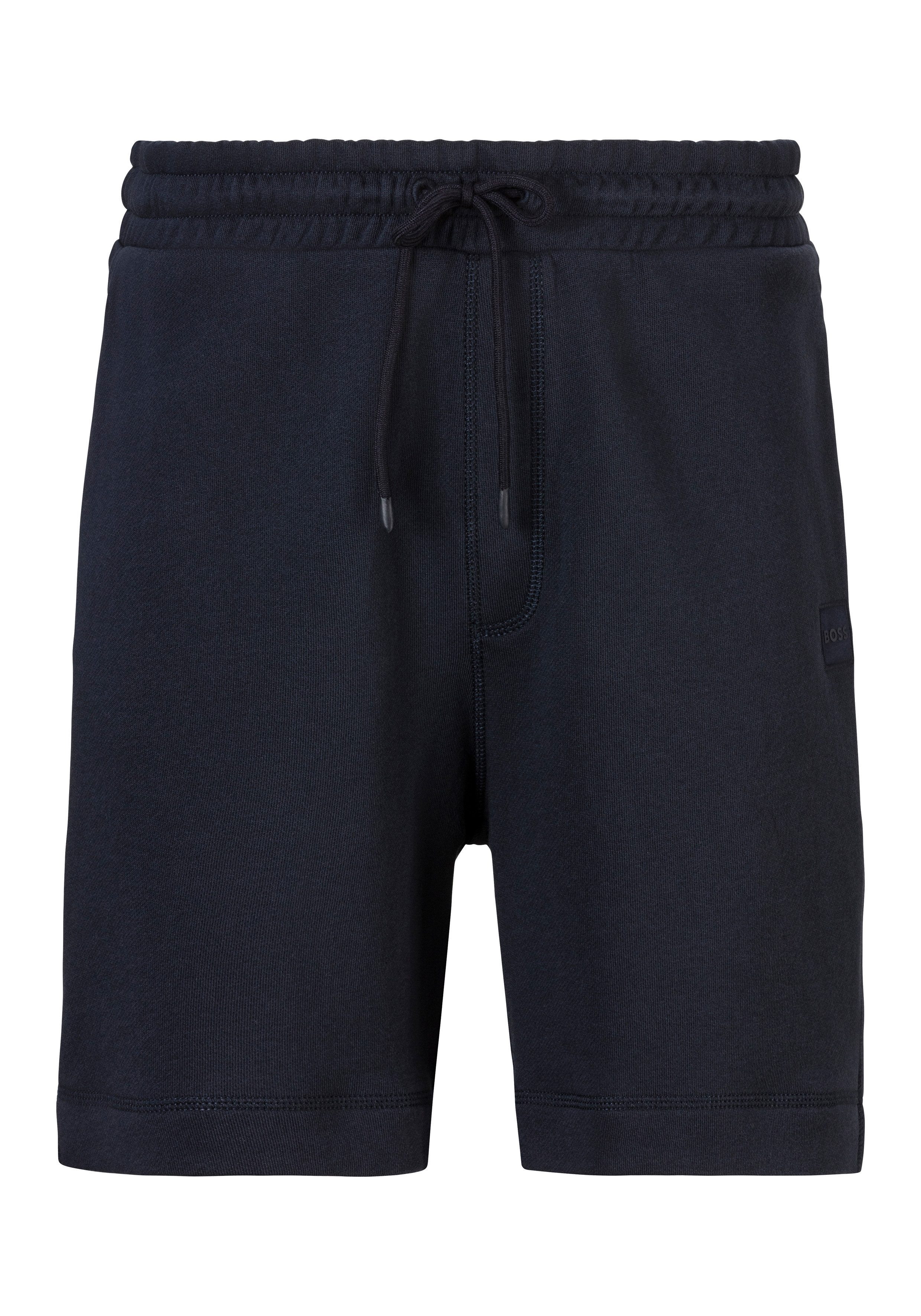Boss Orange Sweatshort Sewalk met boss-merklabel