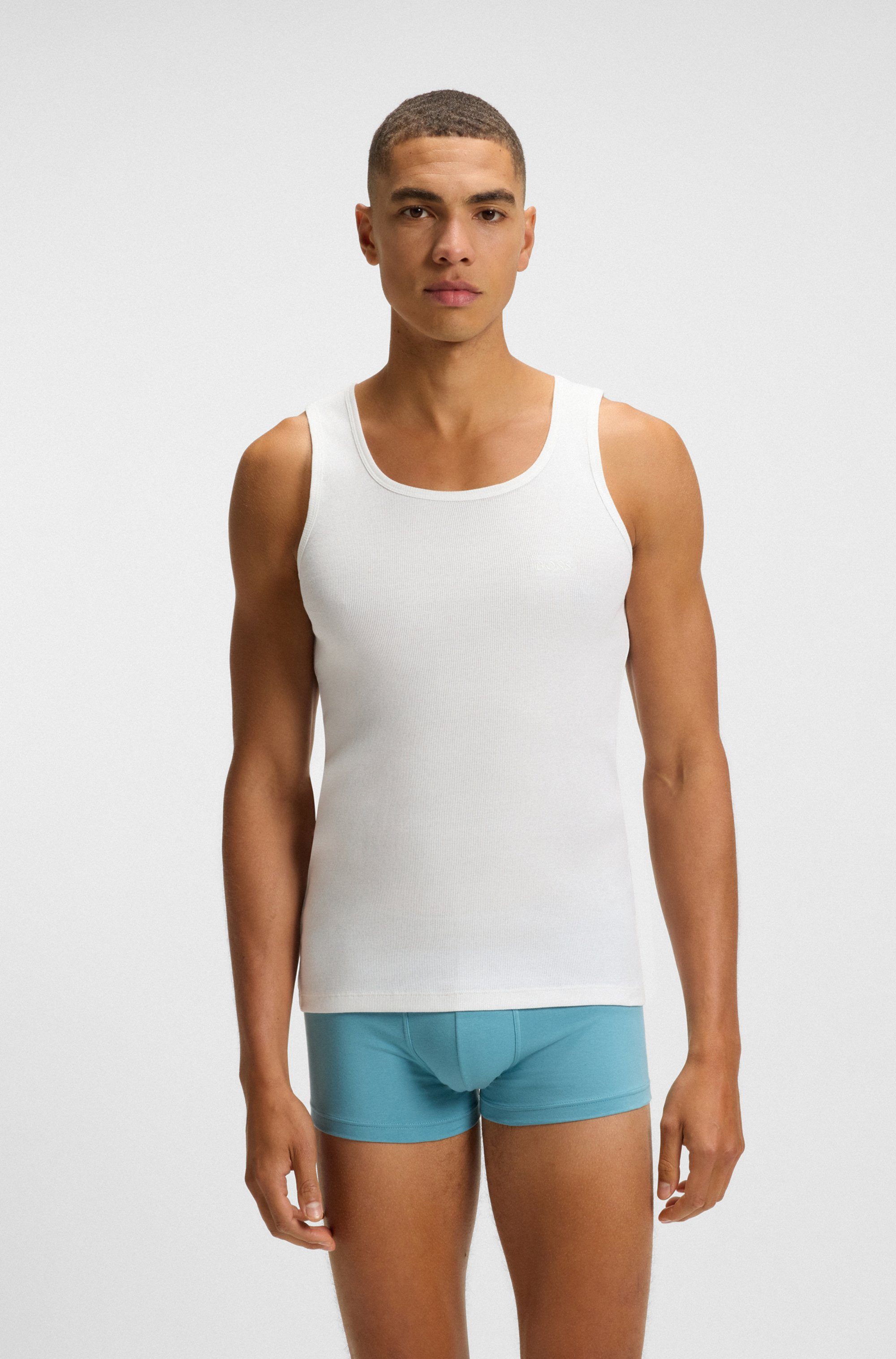 BOSS Tanktop 3P RibClassic BOSS ONE x David Beckham
