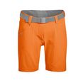 maier sports functionele short lulaka shorts sportieve functionele bermuda met comfortabele band oranje