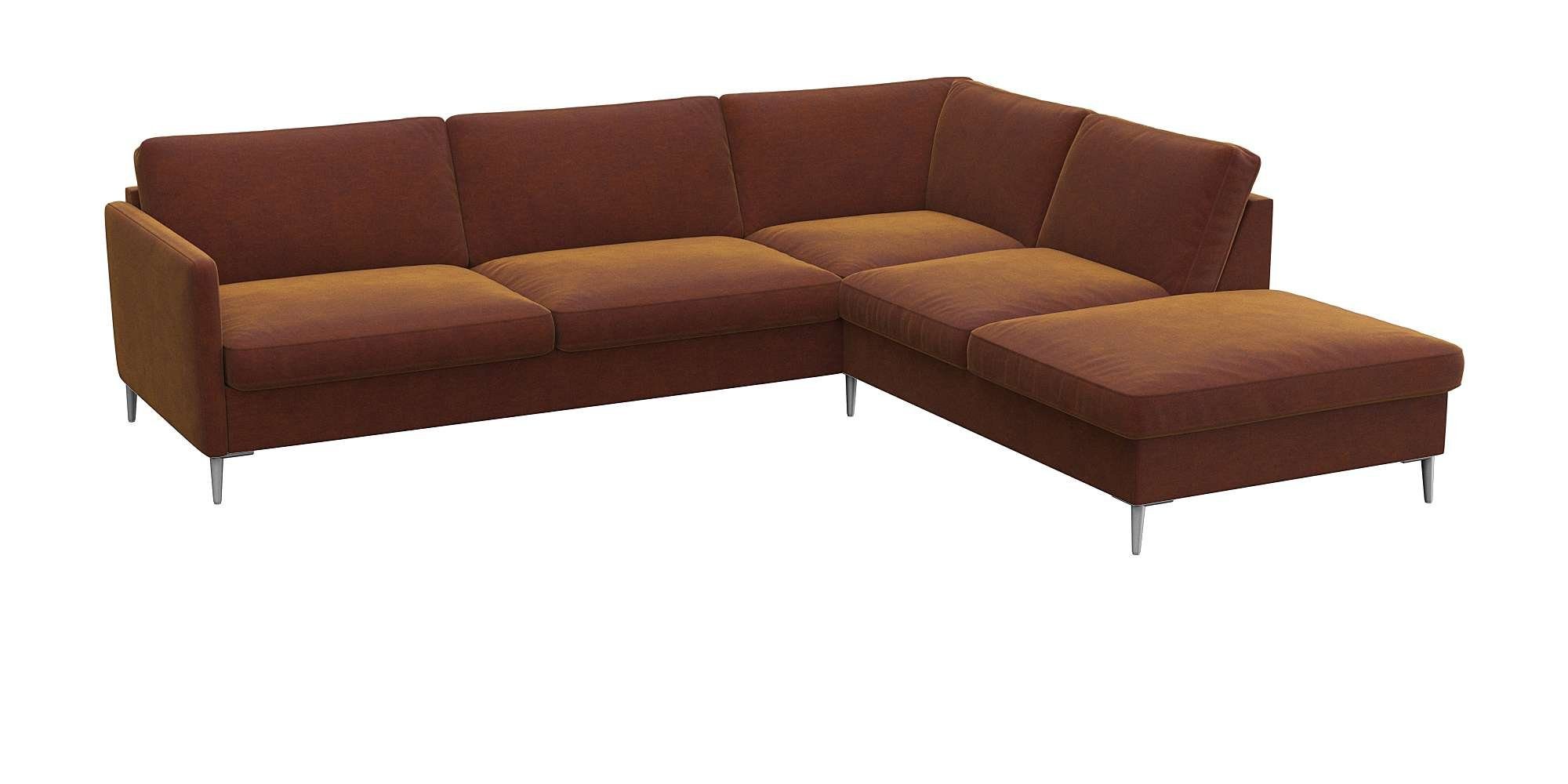 FLEXLUX Hoekbank Fiore, L-vorm, comfortabel en aangenaam door hoogwaardige zitopbouw