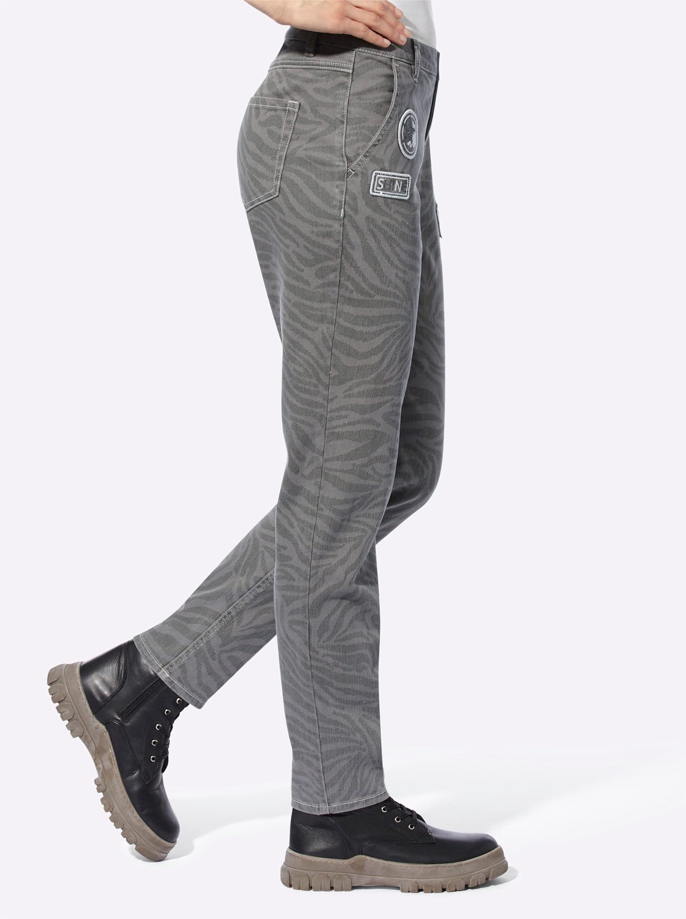 heine Geweven broek