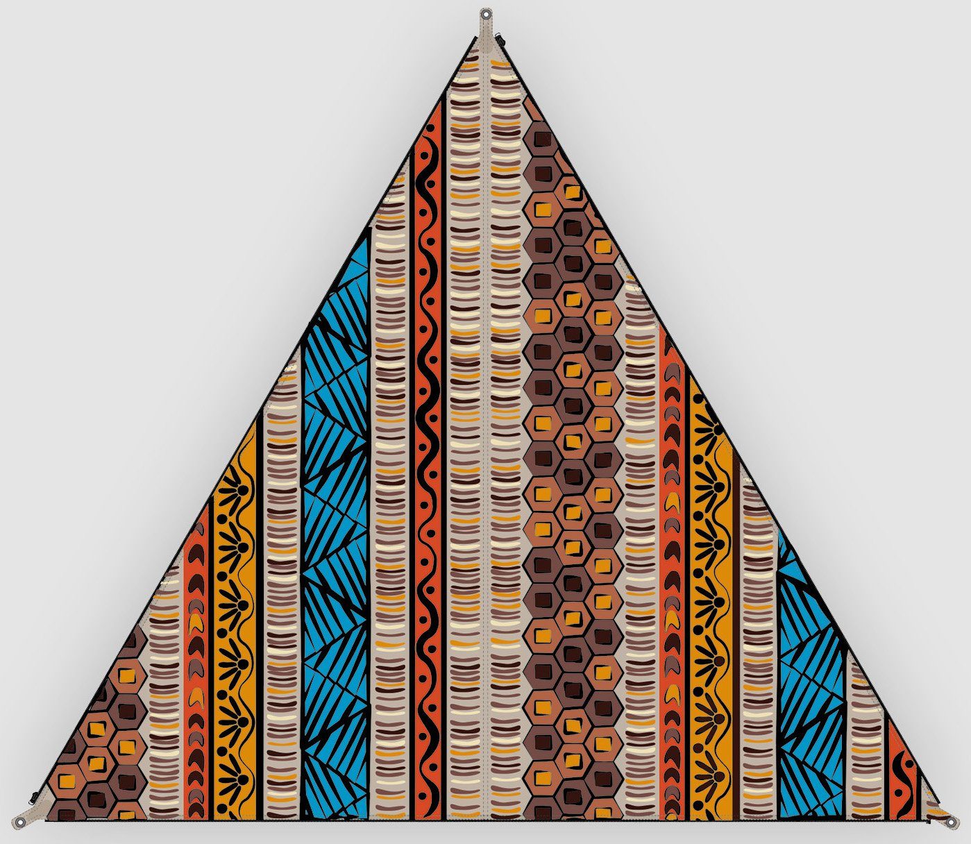 BENT Schaduwdoek Verbindbaar zonnescherm TC-Zip-Canvas Single