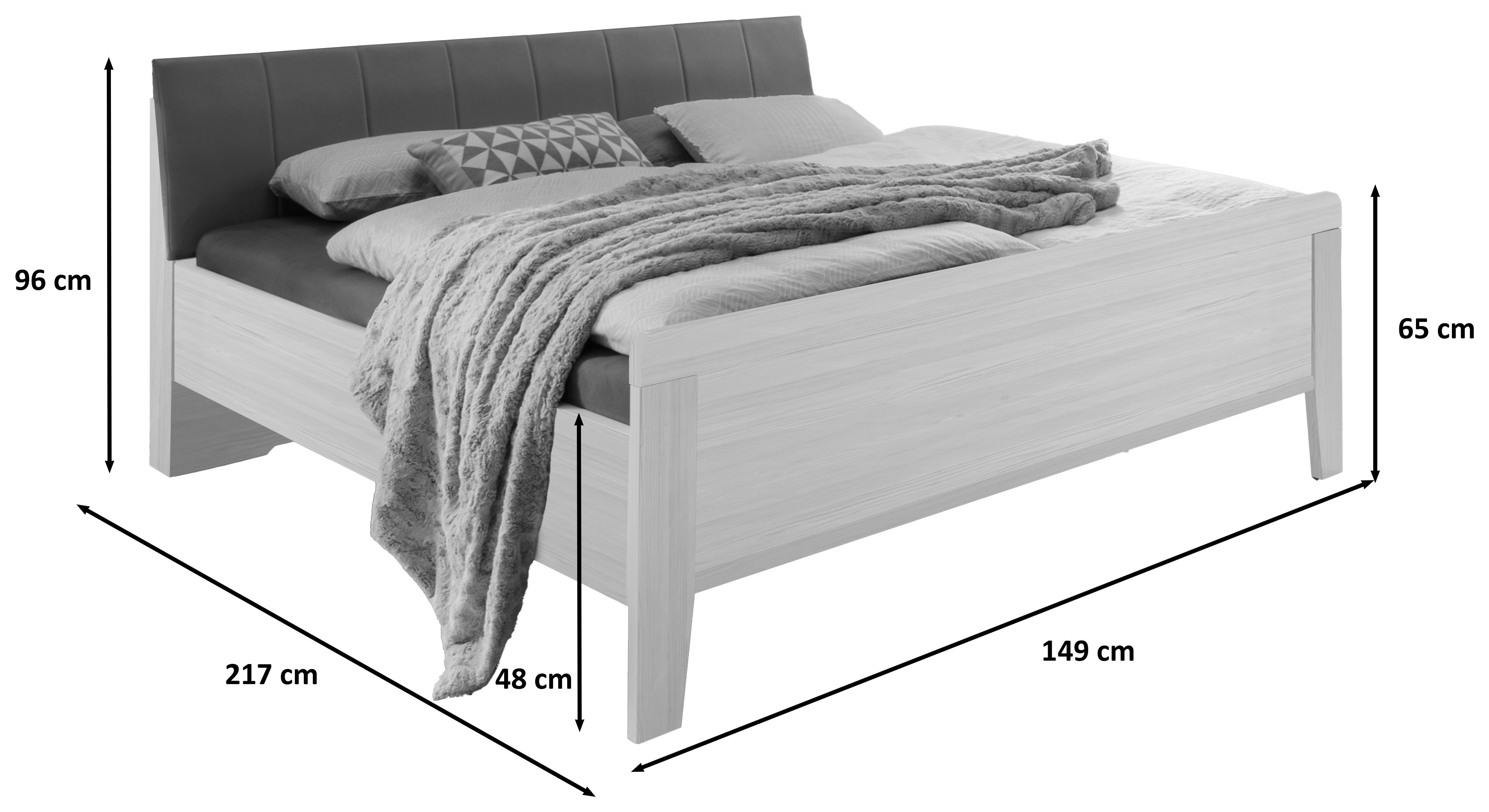 WIEMANN Houten bed Bern viervoudig verstelbare lighoogte