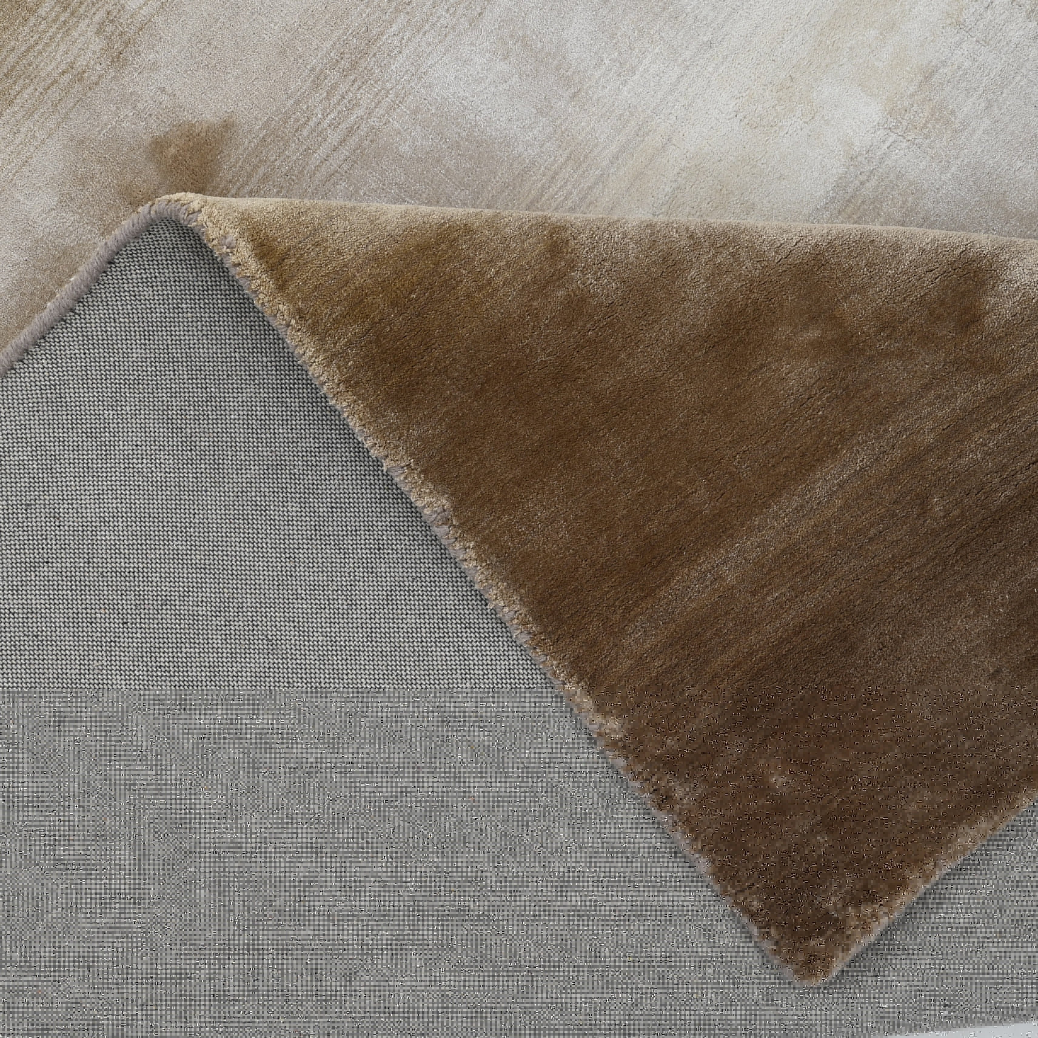 Home affaire Vloerkleed Katalin, met de hand geweven, vloerkleden van 100% viscose, in kleur changerend