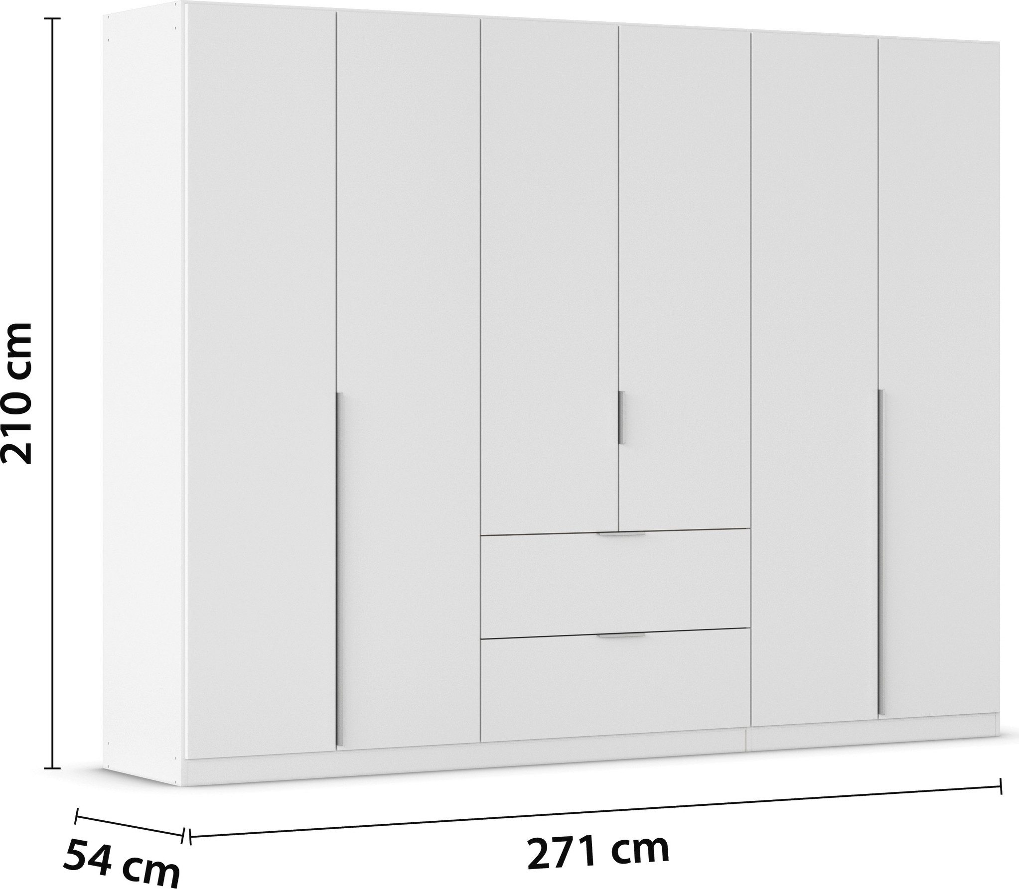 rauch Draaideurkast Kledingkast kast garderobe AGORDO met decor- of hoogglansfront