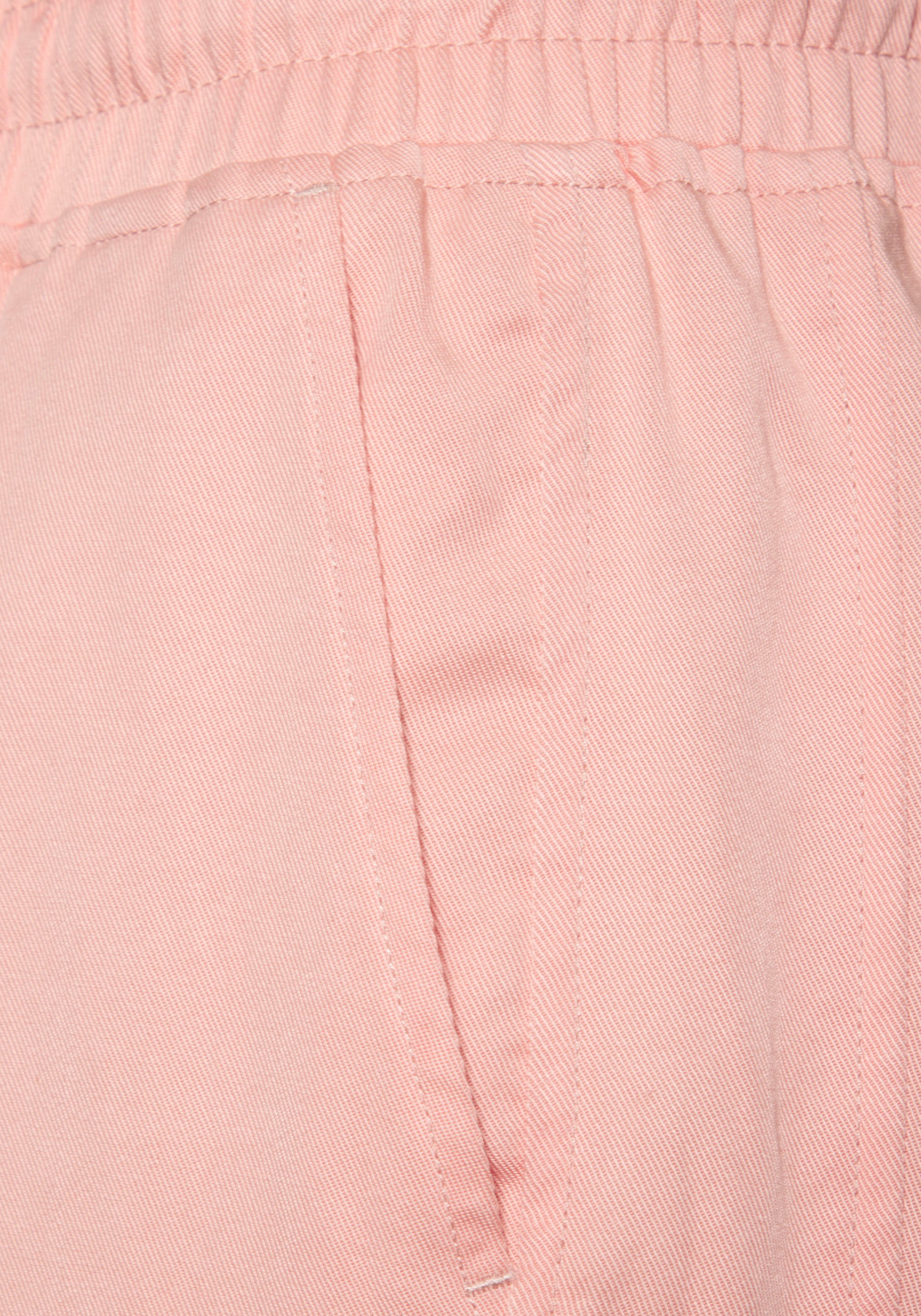 Lascana Comfortbroek van geweven stof, elastische stofbroek met zakken