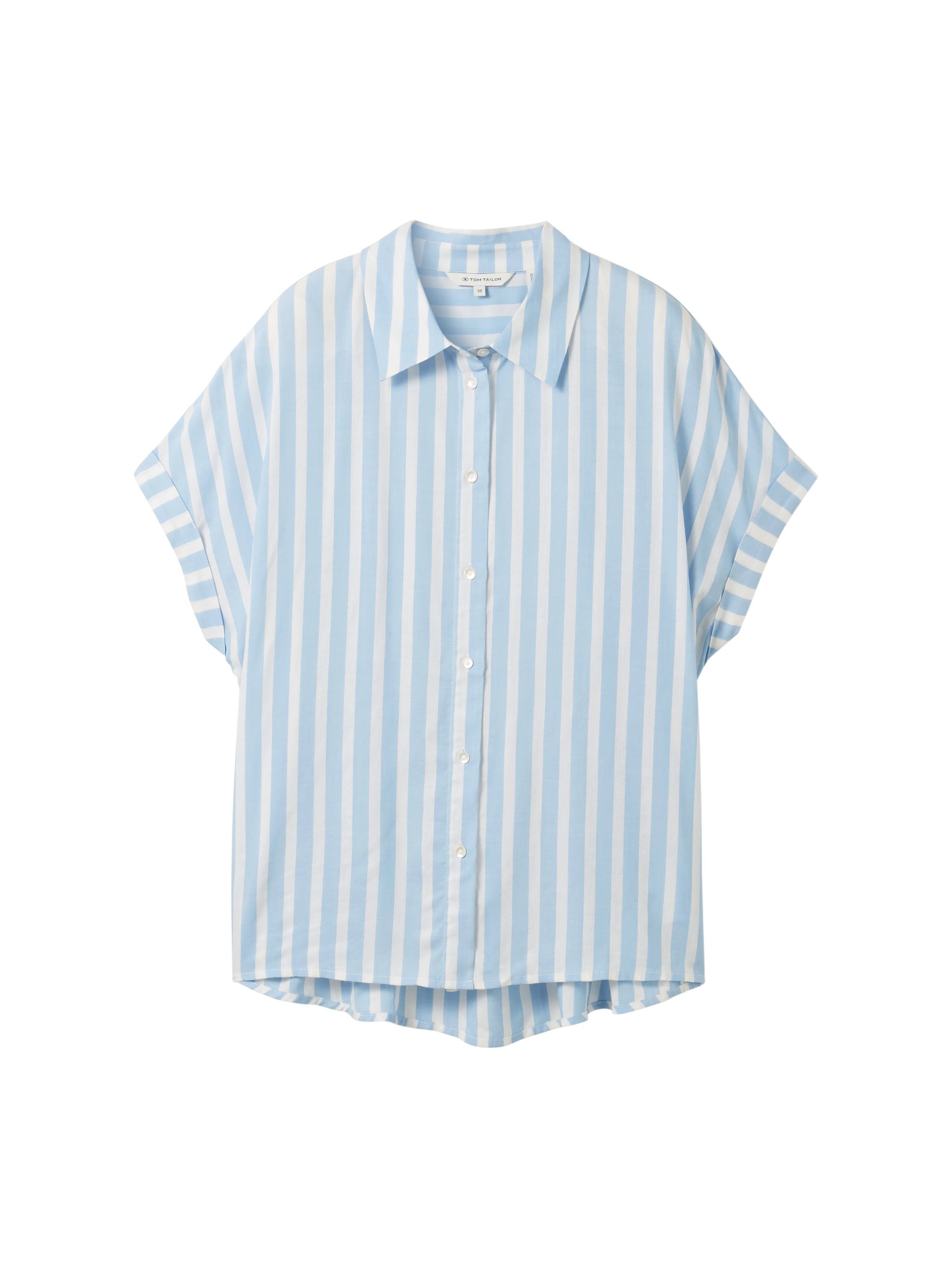 Tom Tailor Blouse met korte mouwen met gestreept patroon