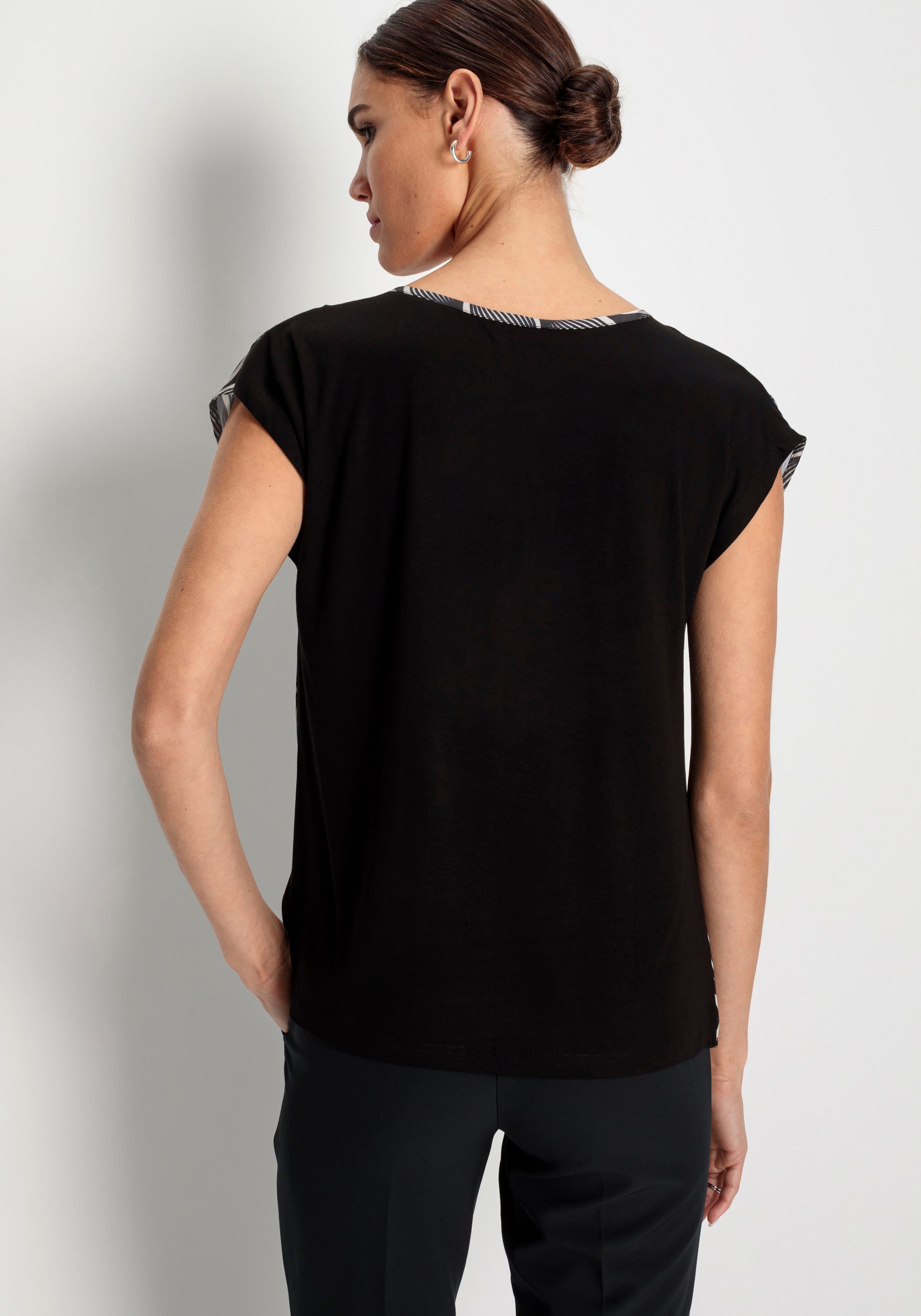 HECHTER PARIS Shirtblouse met elegante allover-print - nieuwe collectie