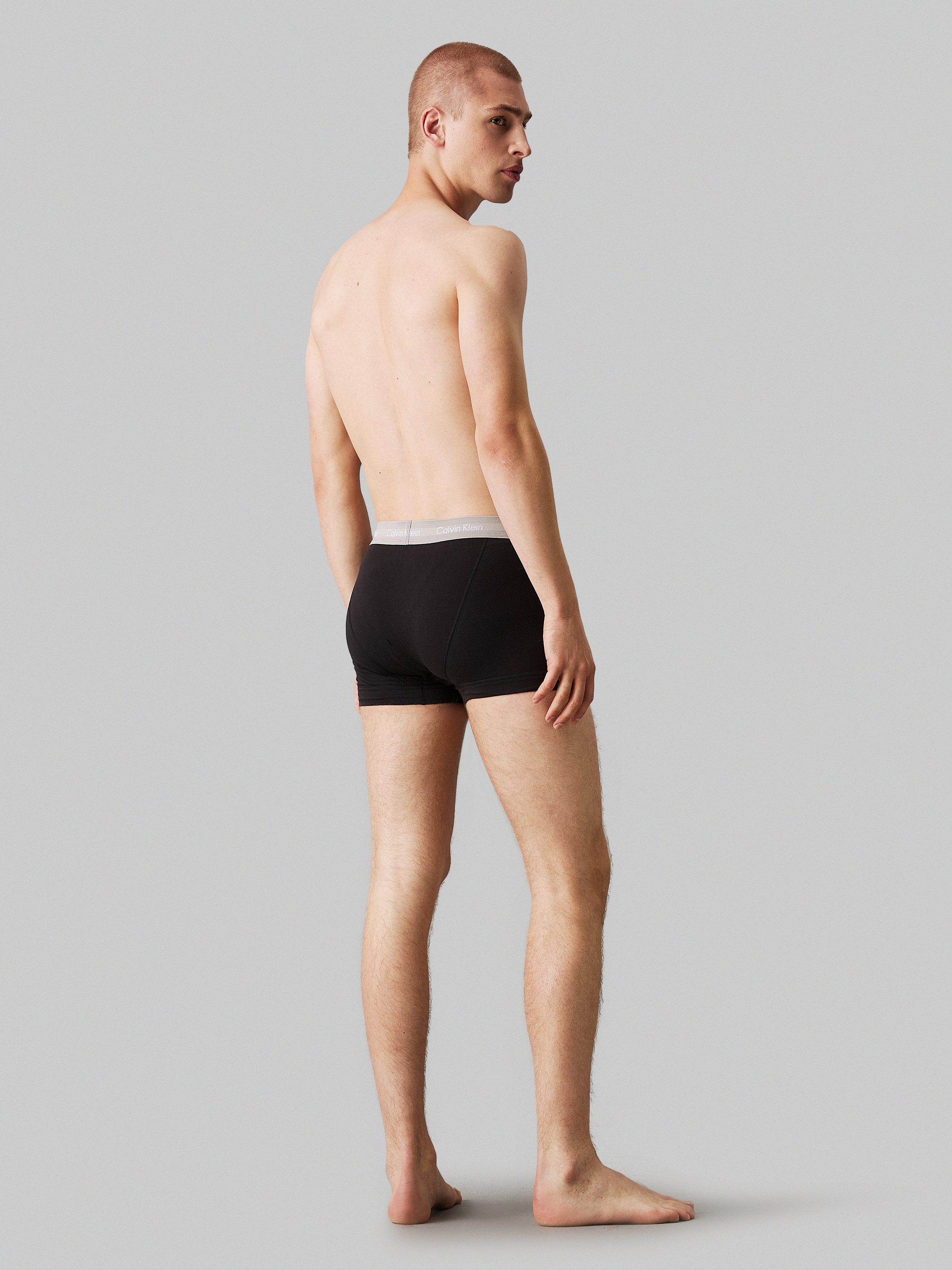 Calvin Klein Trunk 3PK met logo-elastische tailleband (3 stuks) (3 stuks)