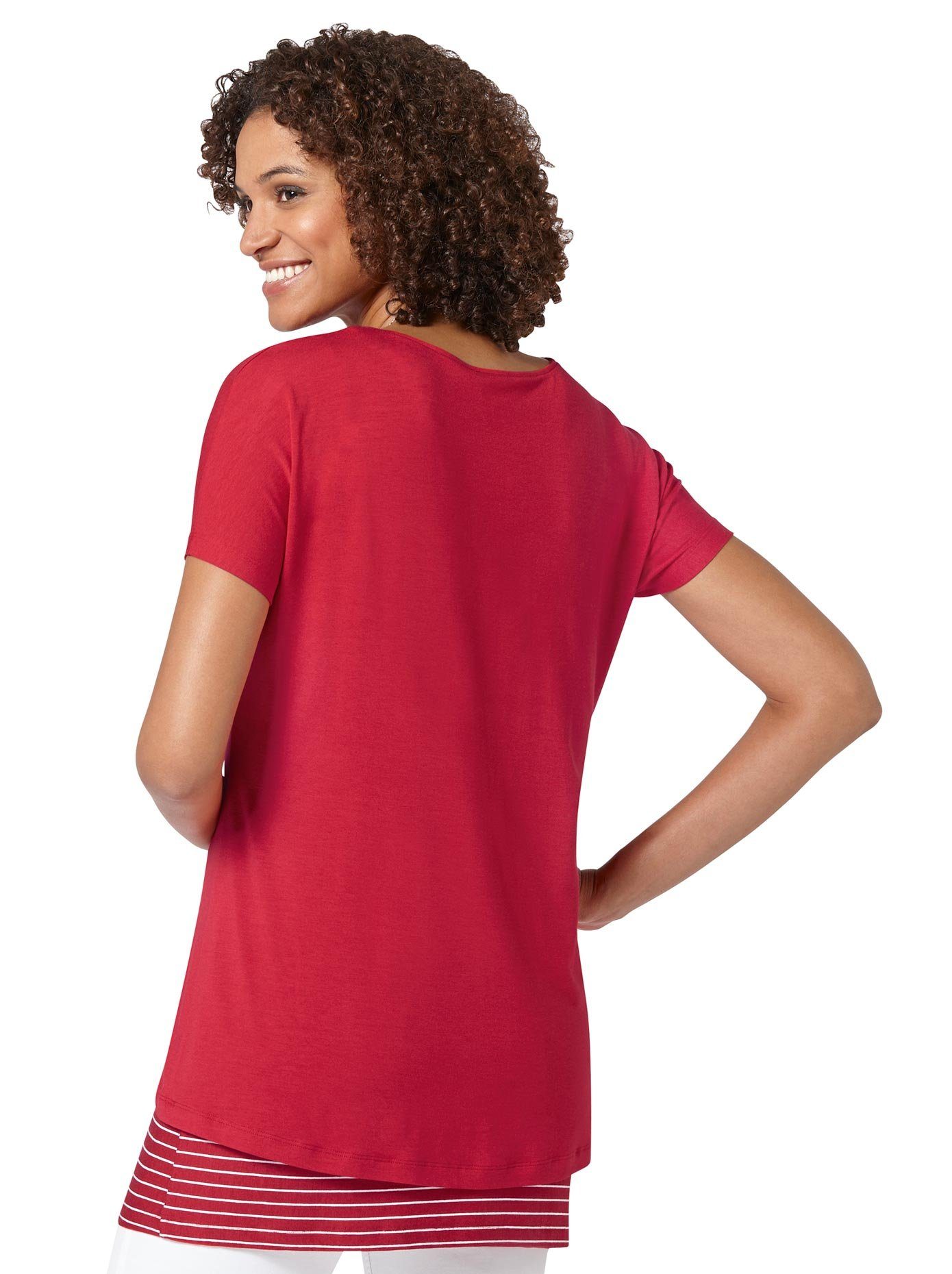 Casual Looks 2-in-1-shirt Shirt + top (1-delig)