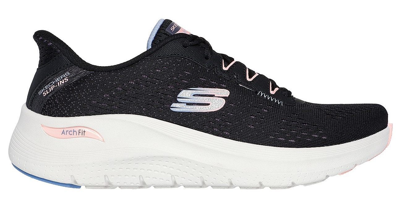 Skechers Slip-on sneakers ARCH FIT 2.0 , vrijetijdsschoen met slip-ins met vetersluiting