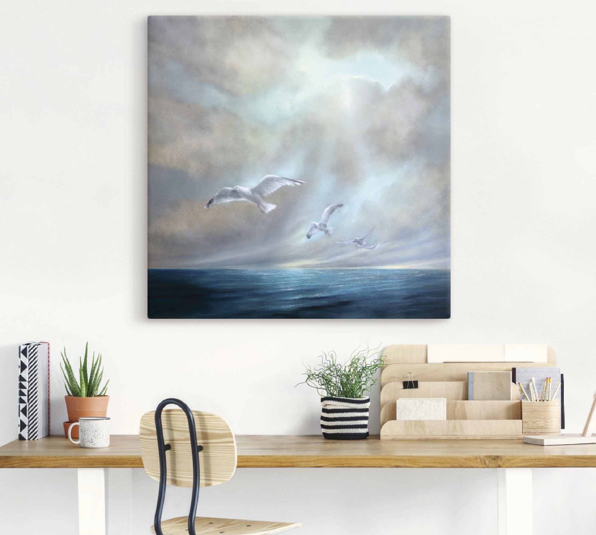 Artland Artprint Vrij zijn als artprint op linnen, muursticker in verschillende maten