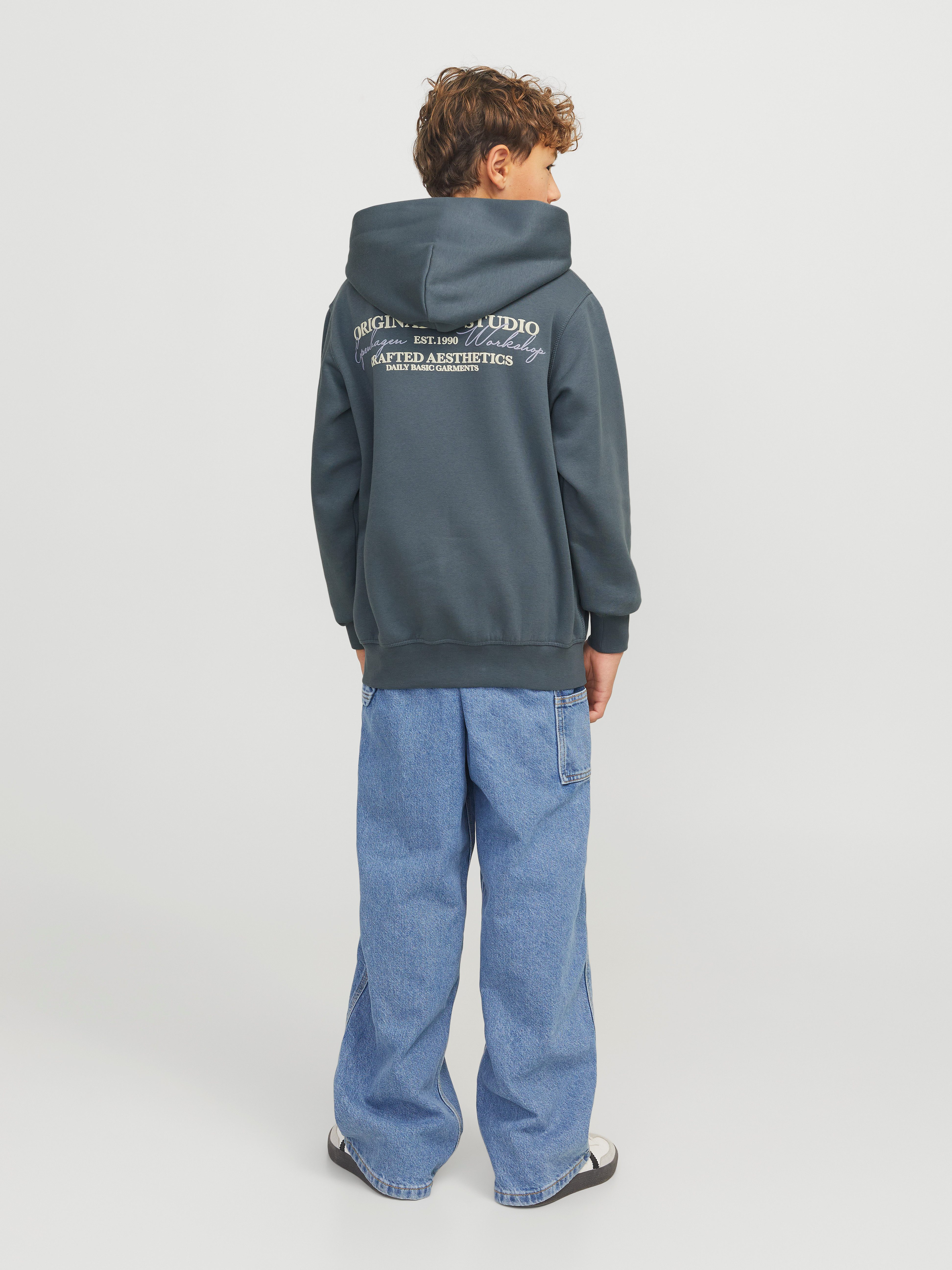 Jack & Jones Junior Hoodie JORISLINGTON BACK SWEAT HOOD SN JNR