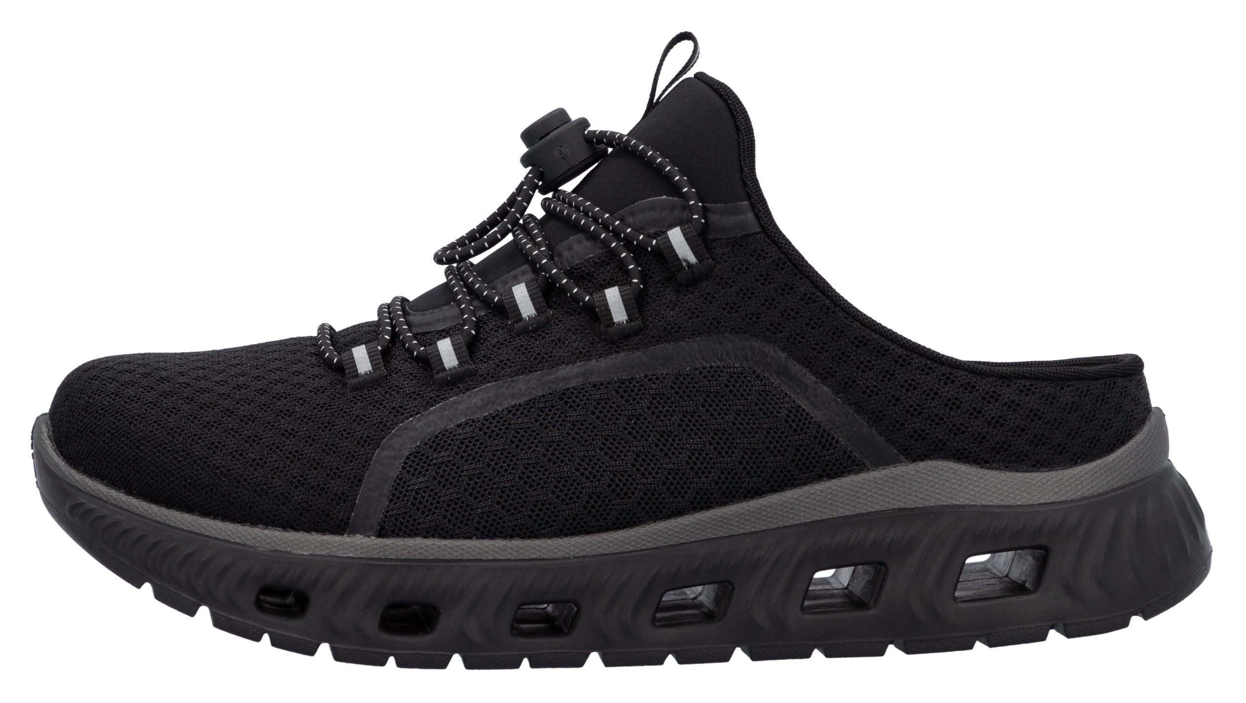 RIEKER Sport Clogs outdoormode, plateau, zomerschoen met memosoft-uitrusting
