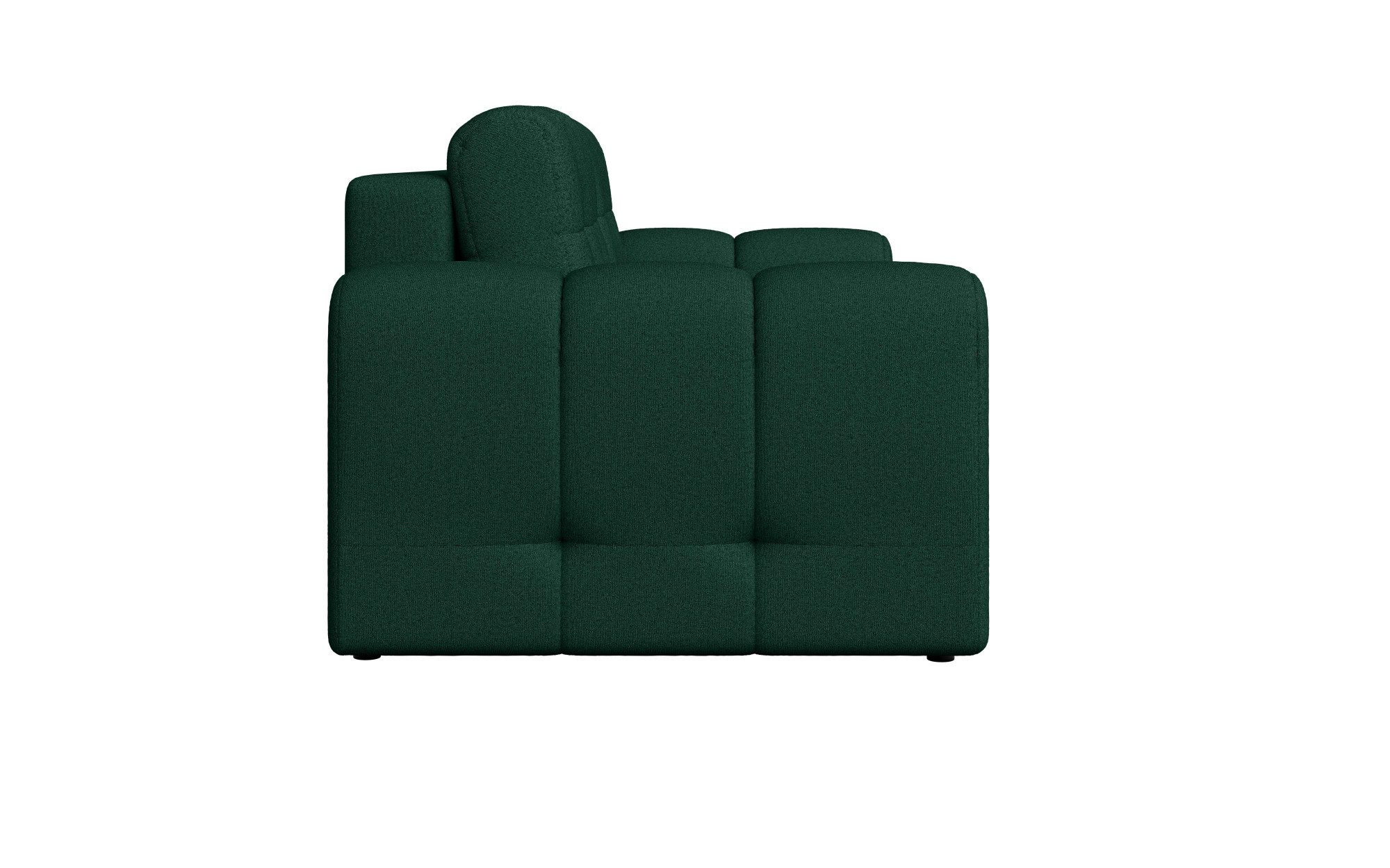 INOSIGN 2-zitsbank Manilla, trendy stiksels, 2 rugkussens, B/D/H 195/107/91 cm met golfondersteuning, in verschillende materialen en kleuren