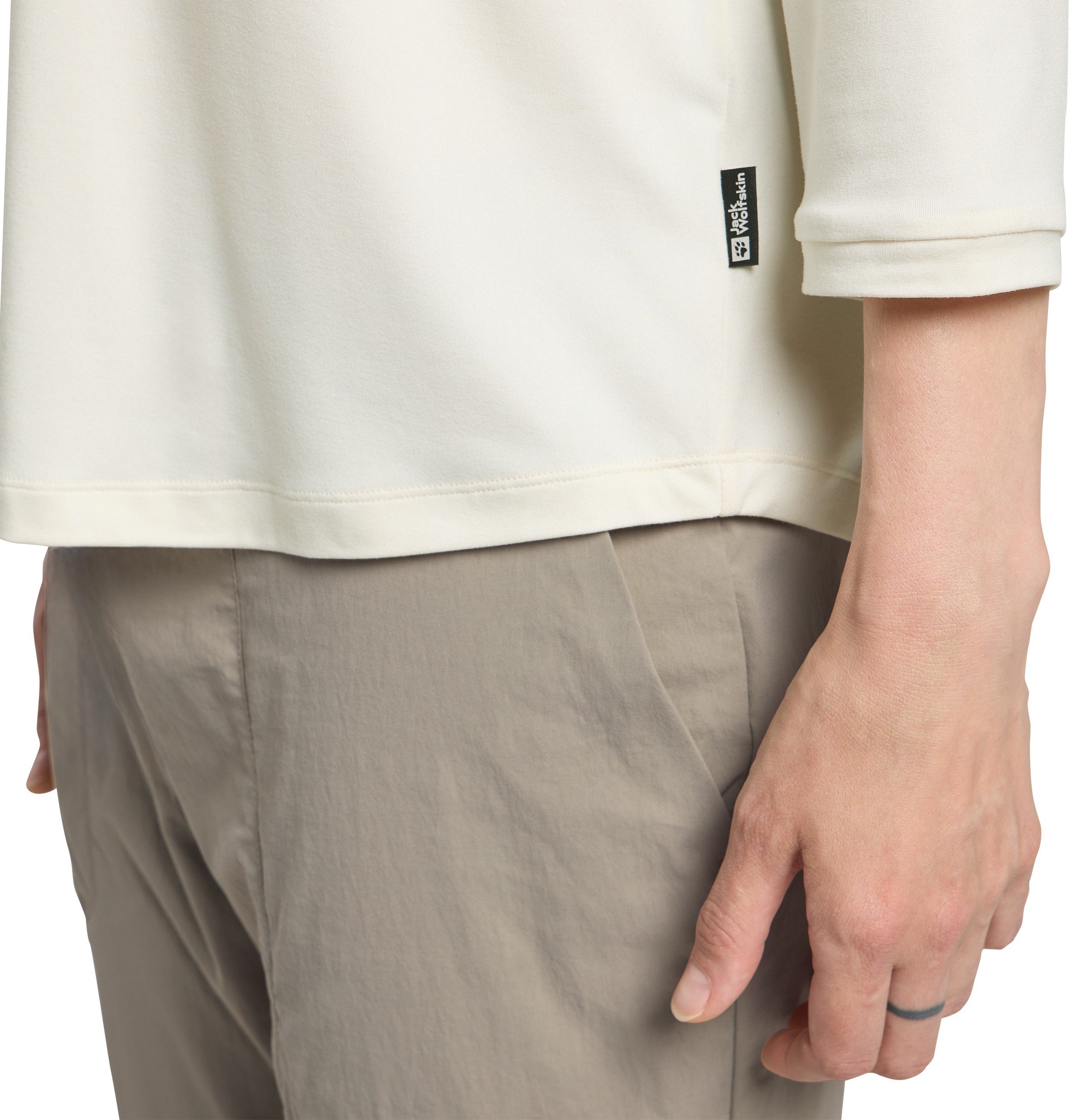 Jack Wolfskin Shirt met 3/4 mouwen TRAVEL 3 4 T W