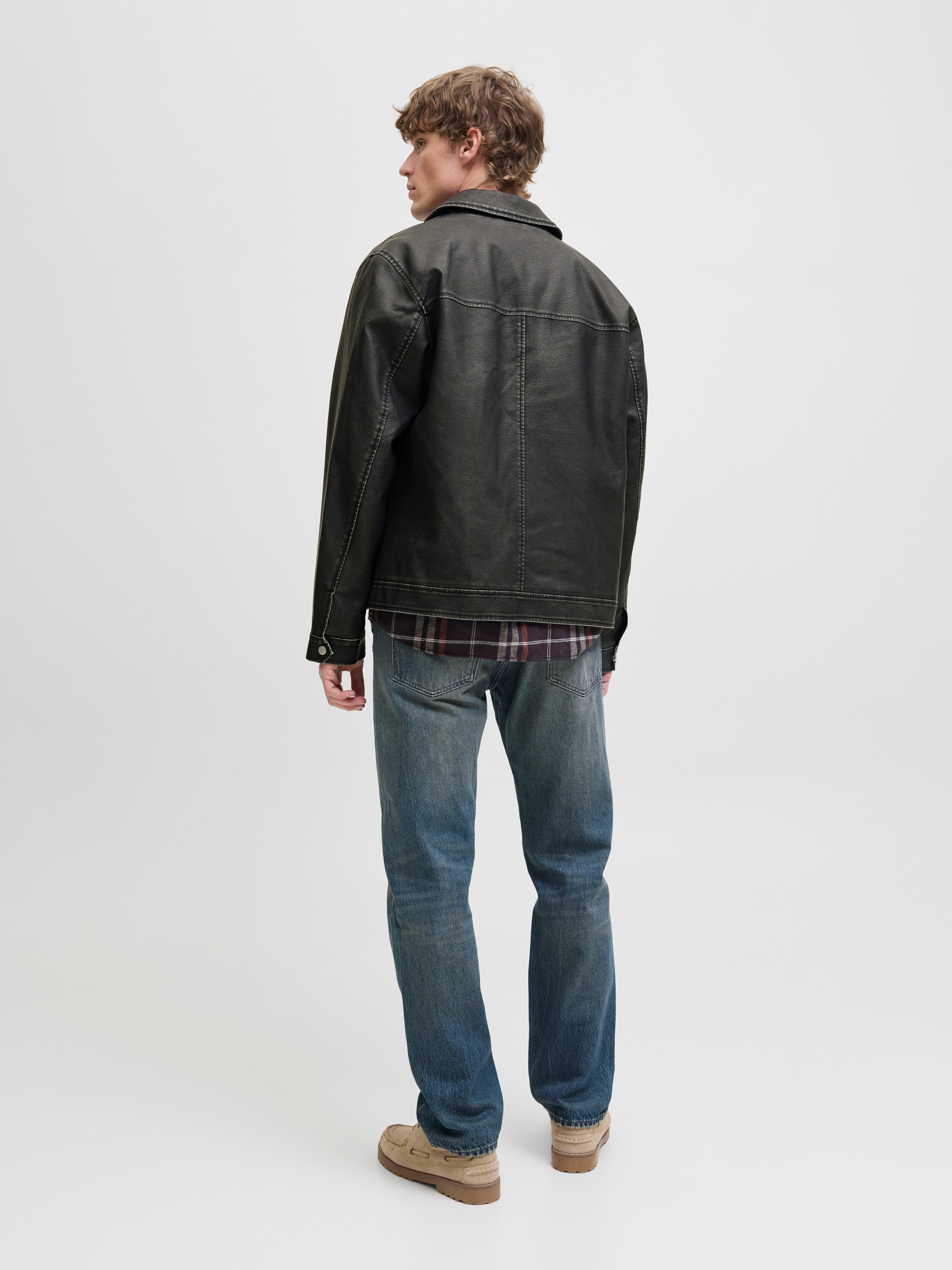 Jack & Jones Bikerjack JJECASABLANCA PU JACKET NOOS